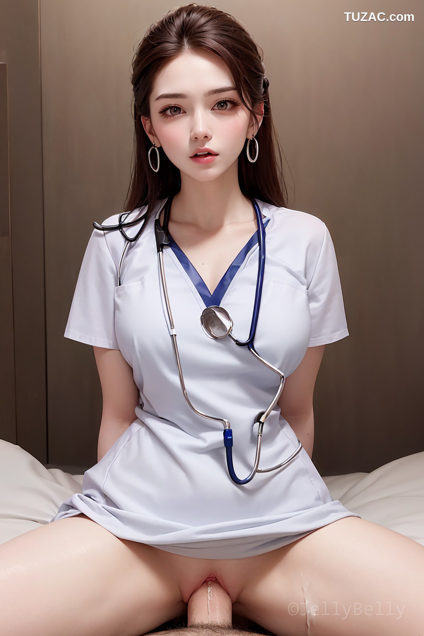 AI美女-18禁-医院里的漂亮女医生-黑色长发