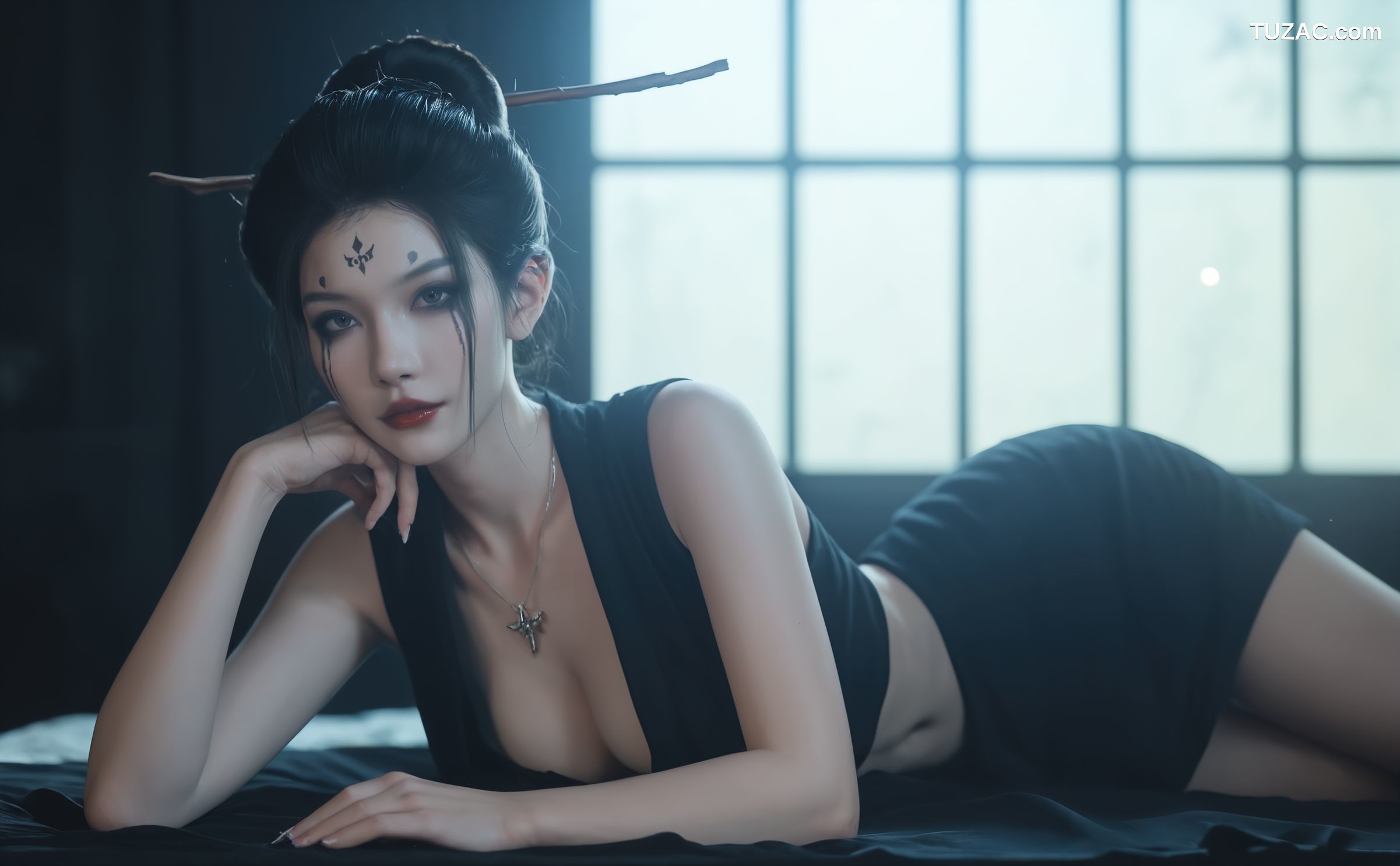 AI美女-18禁-黑神话悟空-四妹-黑纱篇
