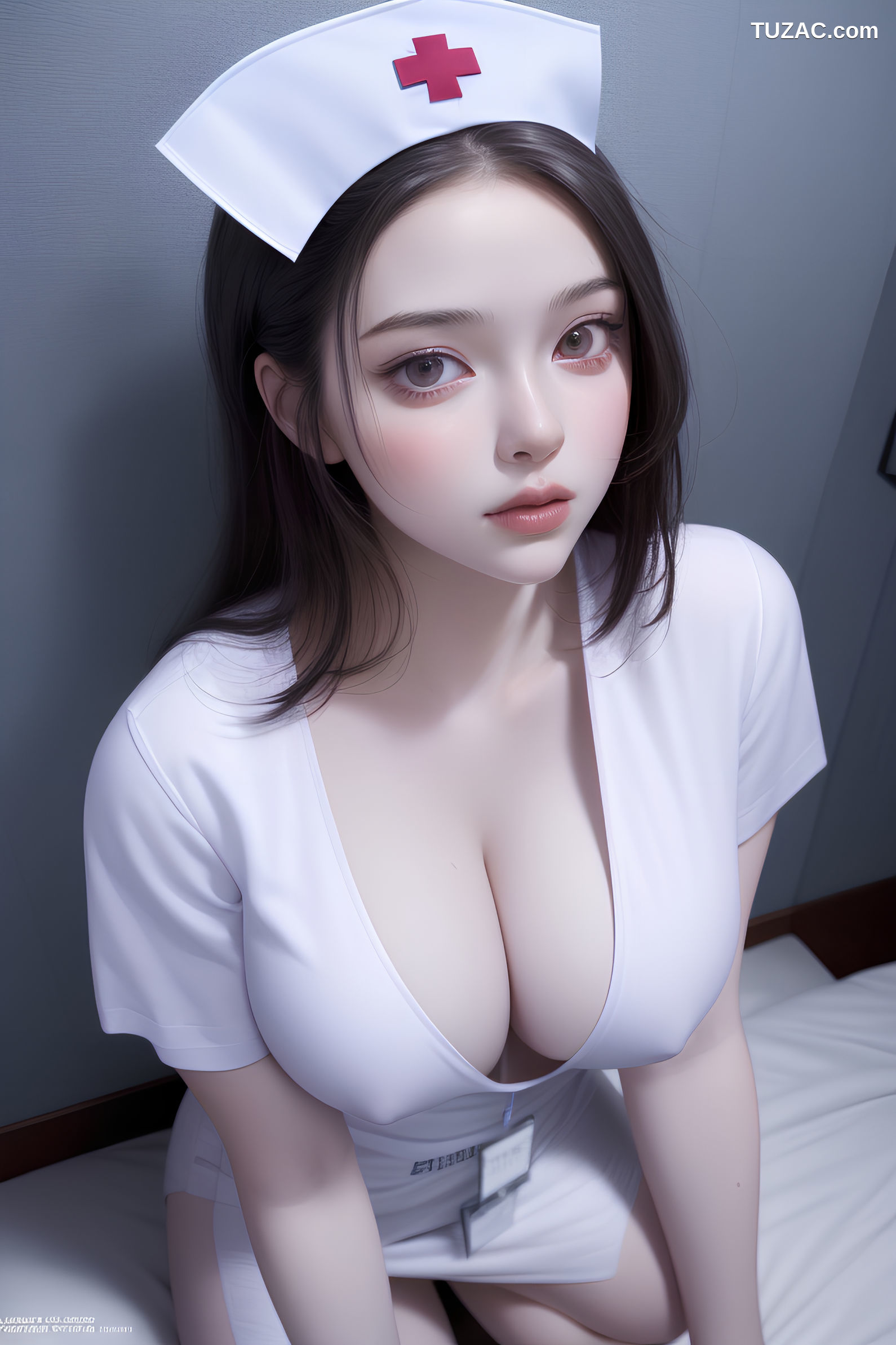 AI美女-护士姐妹花