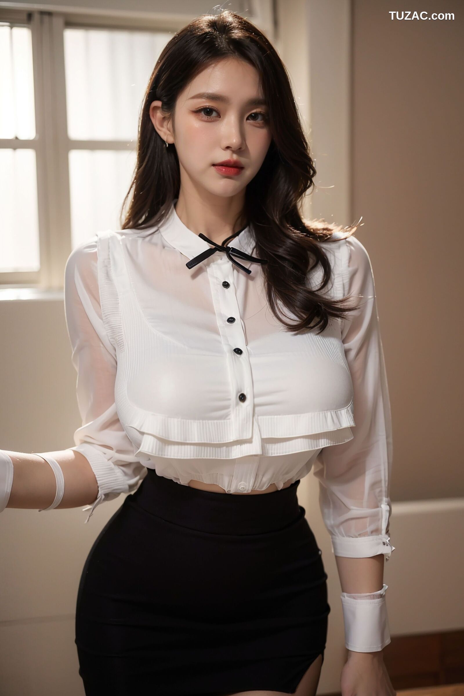 AI美女-拟实-OL白衫短裙-18禁