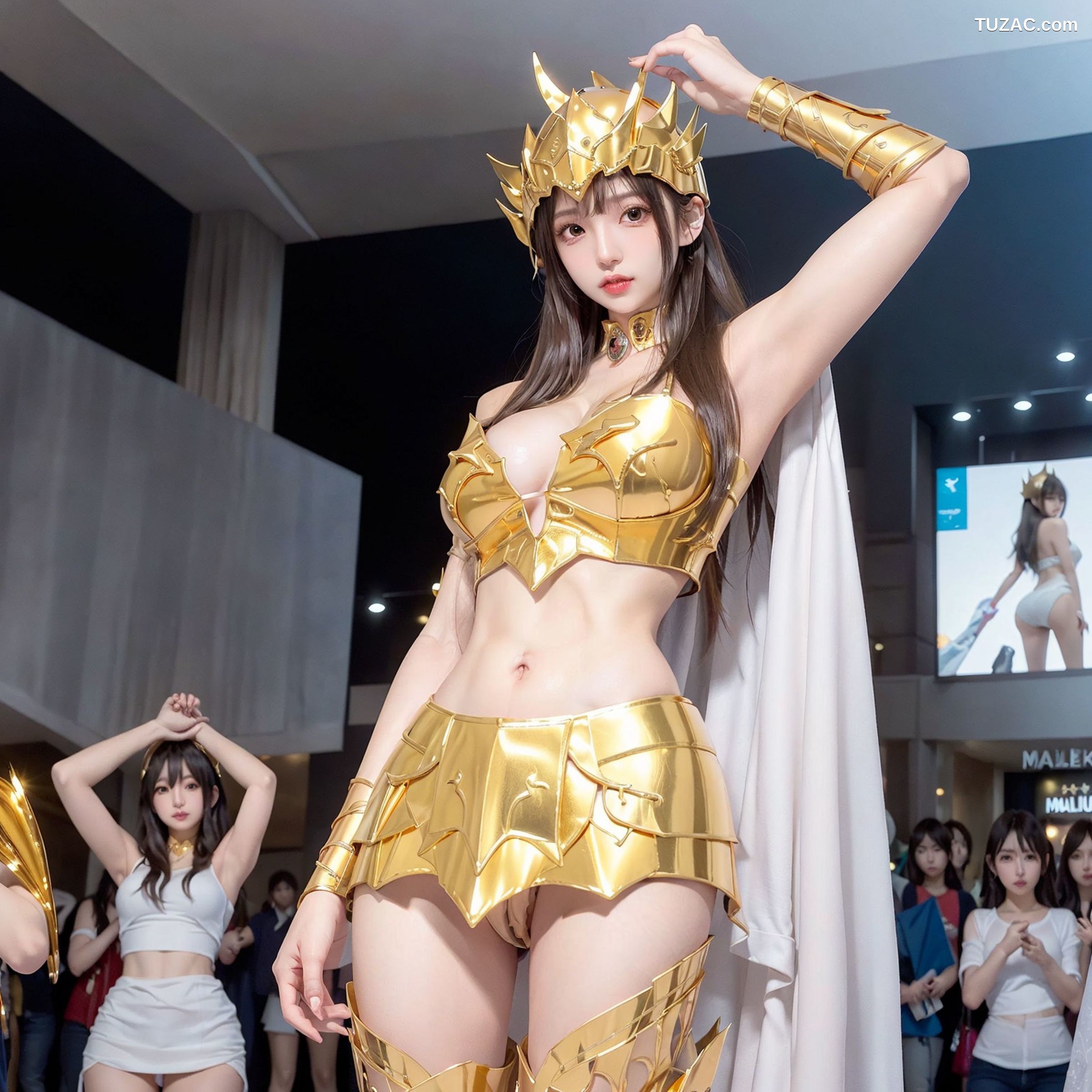 AI美女-拟实-圣斗士的雅典娜女神