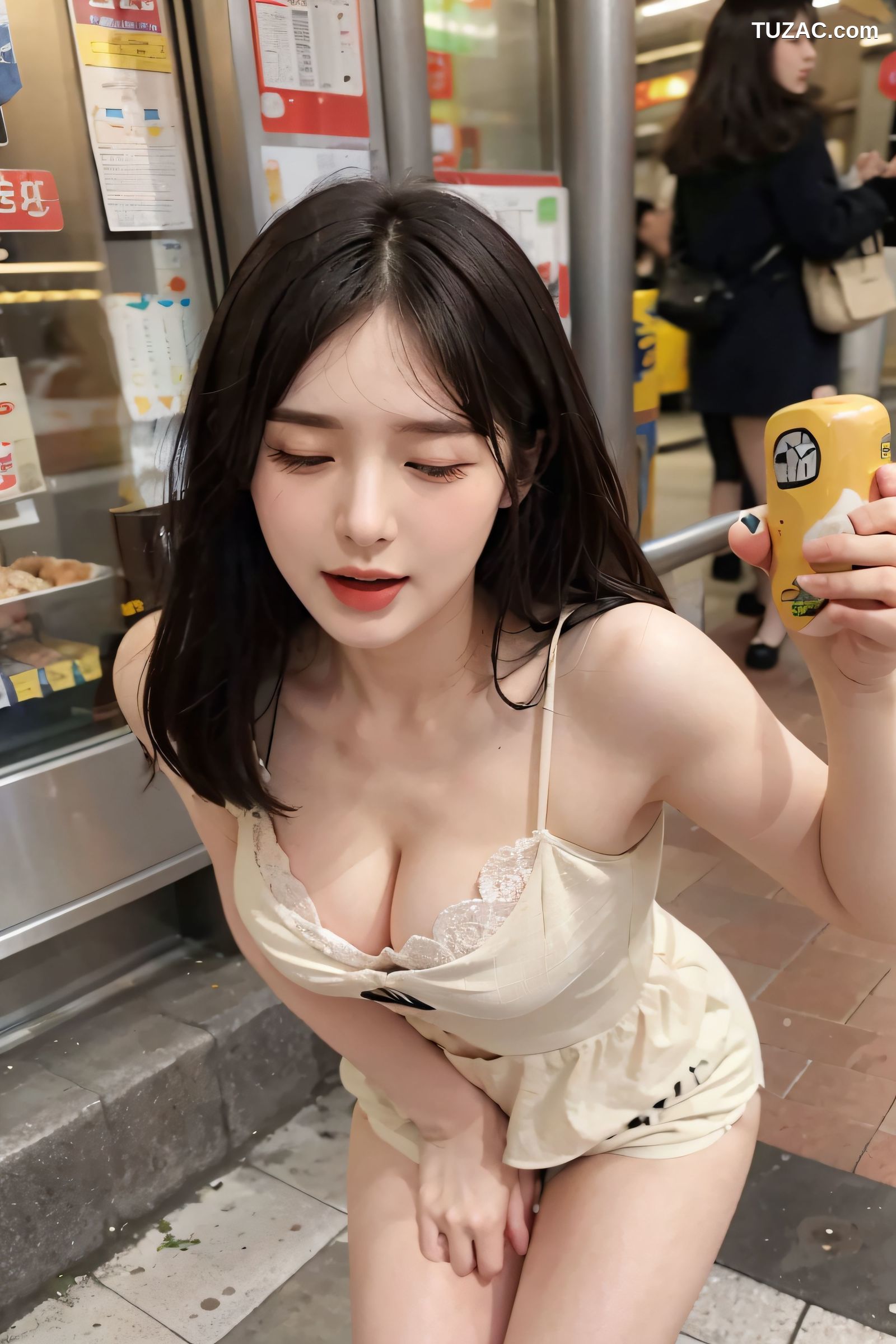 AI美女-拟实-地铁里的跳蛋