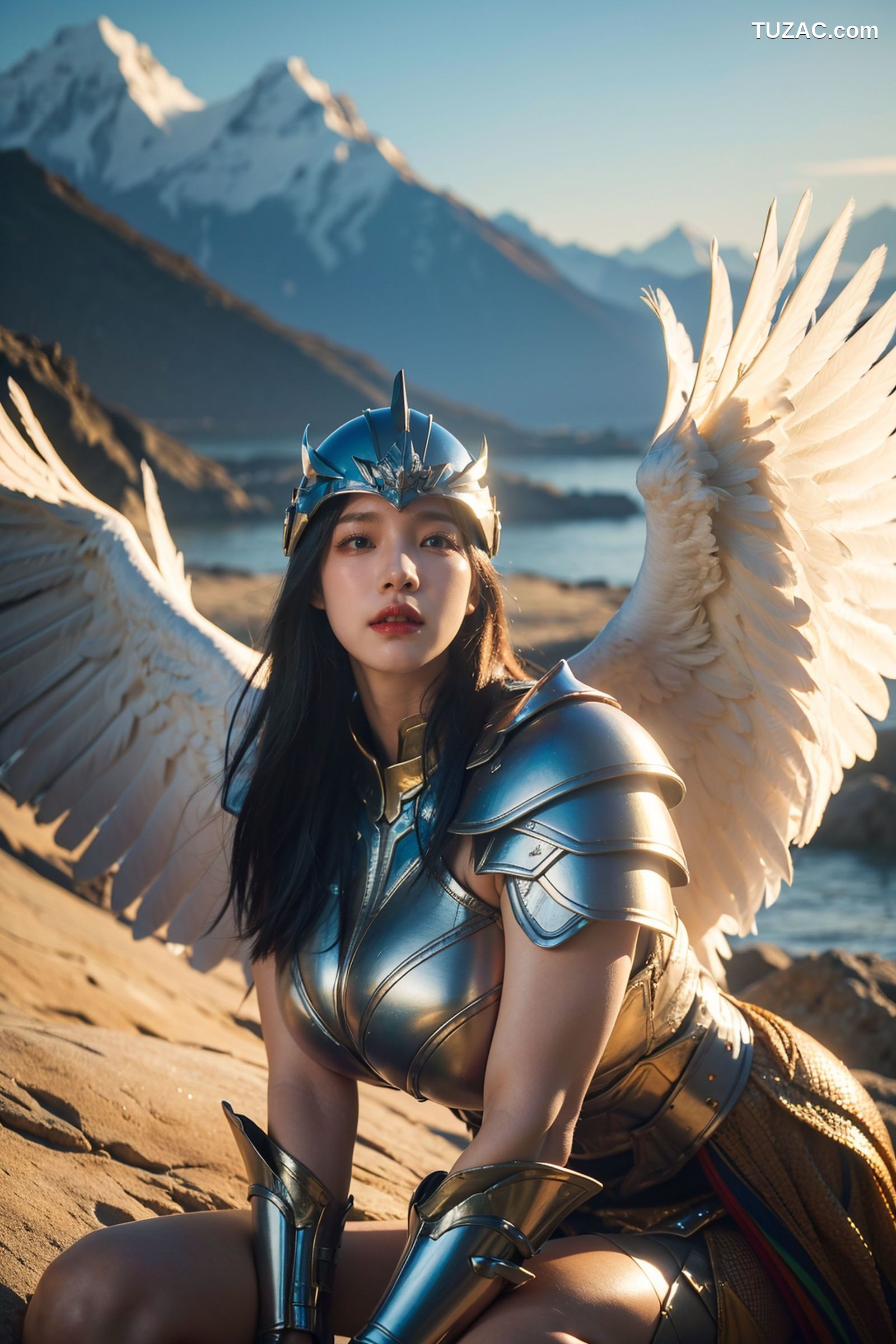AI美女-拟实-巨乳战甲天使