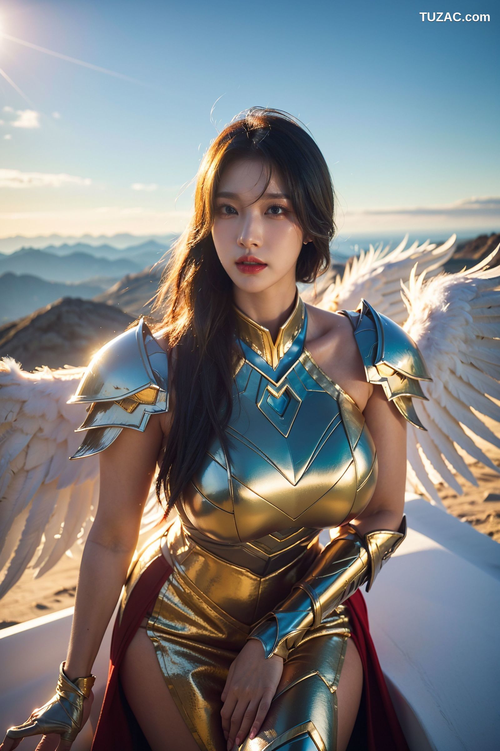 AI美女-拟实-巨乳战甲天使