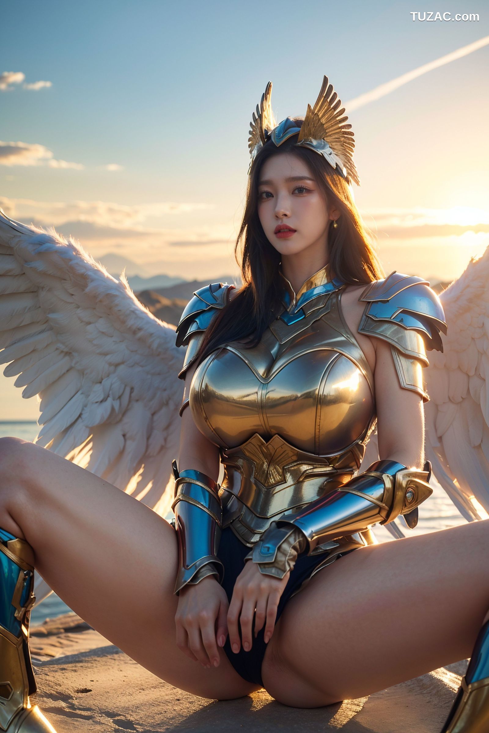 AI美女-拟实-巨乳战甲天使