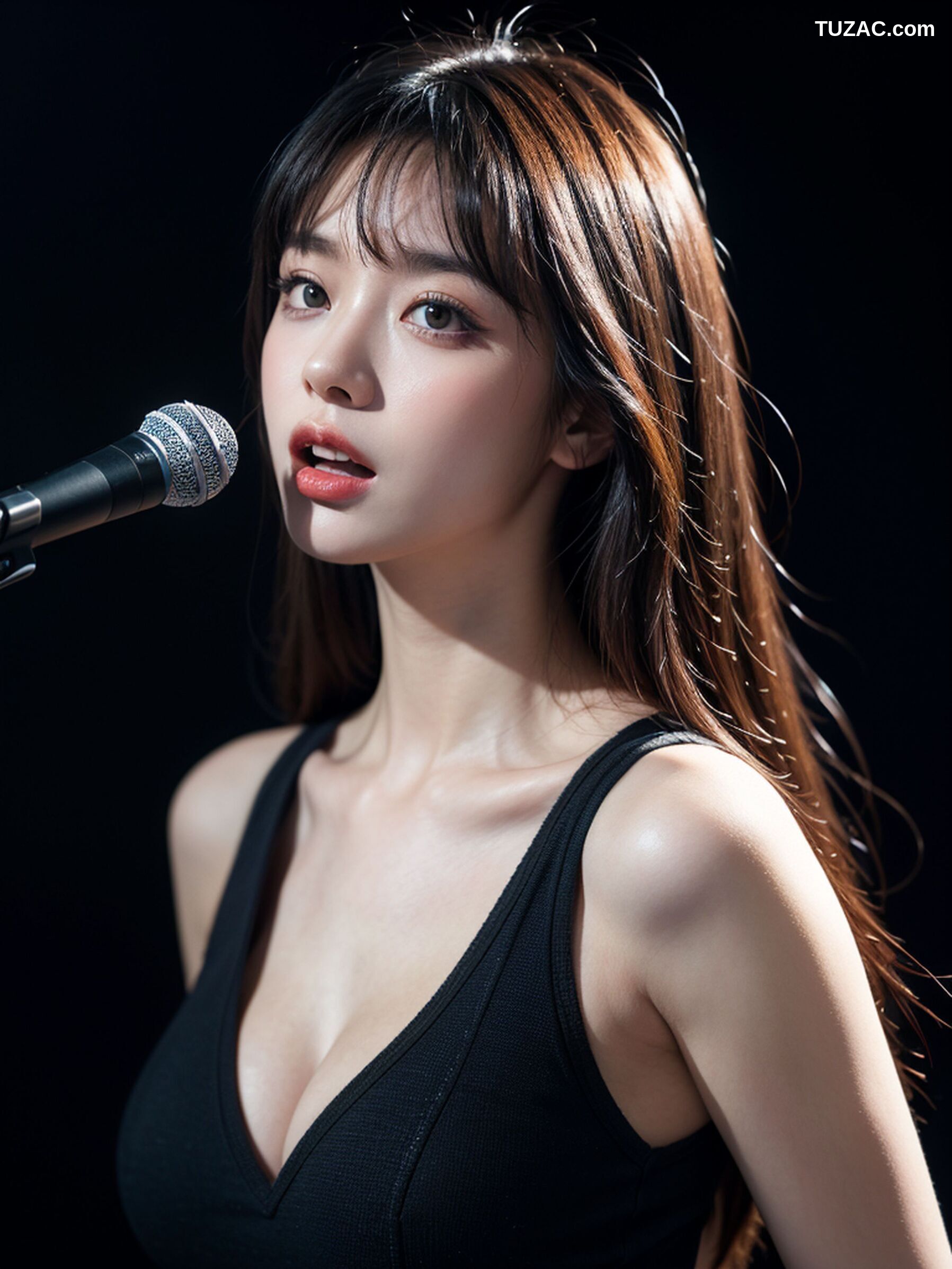 AI美女-拟实-歌星手里的麦克风变肉棒口交-18禁