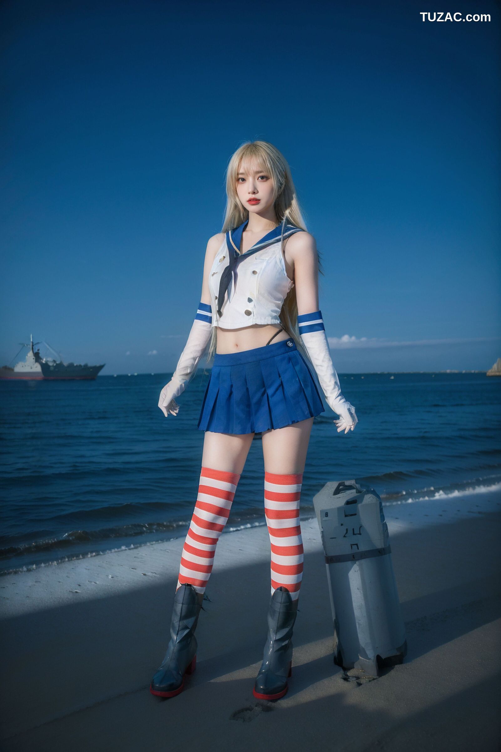 AI美女-拟实-水手服兔女郎军舰