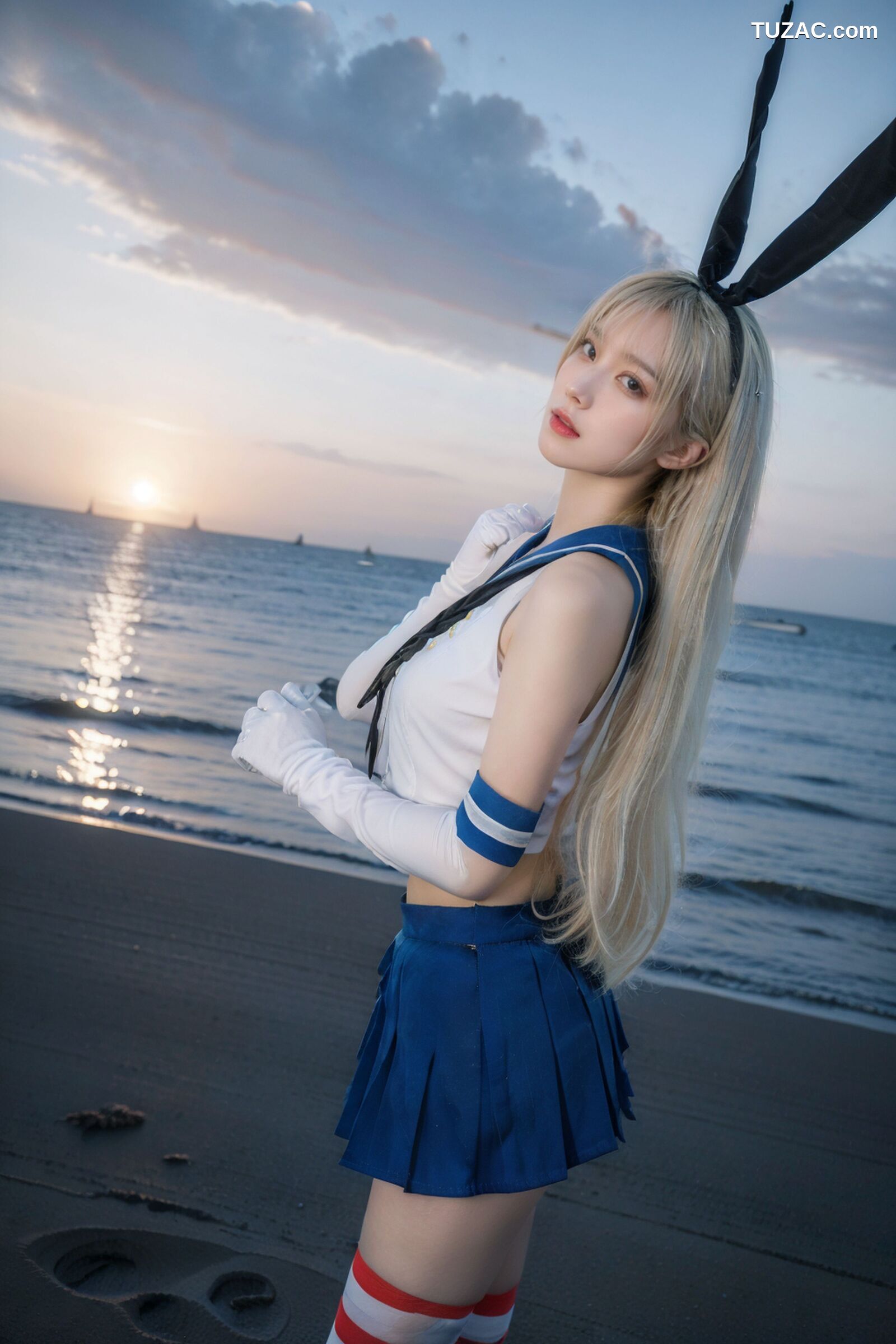 AI美女-拟实-水手服兔女郎军舰