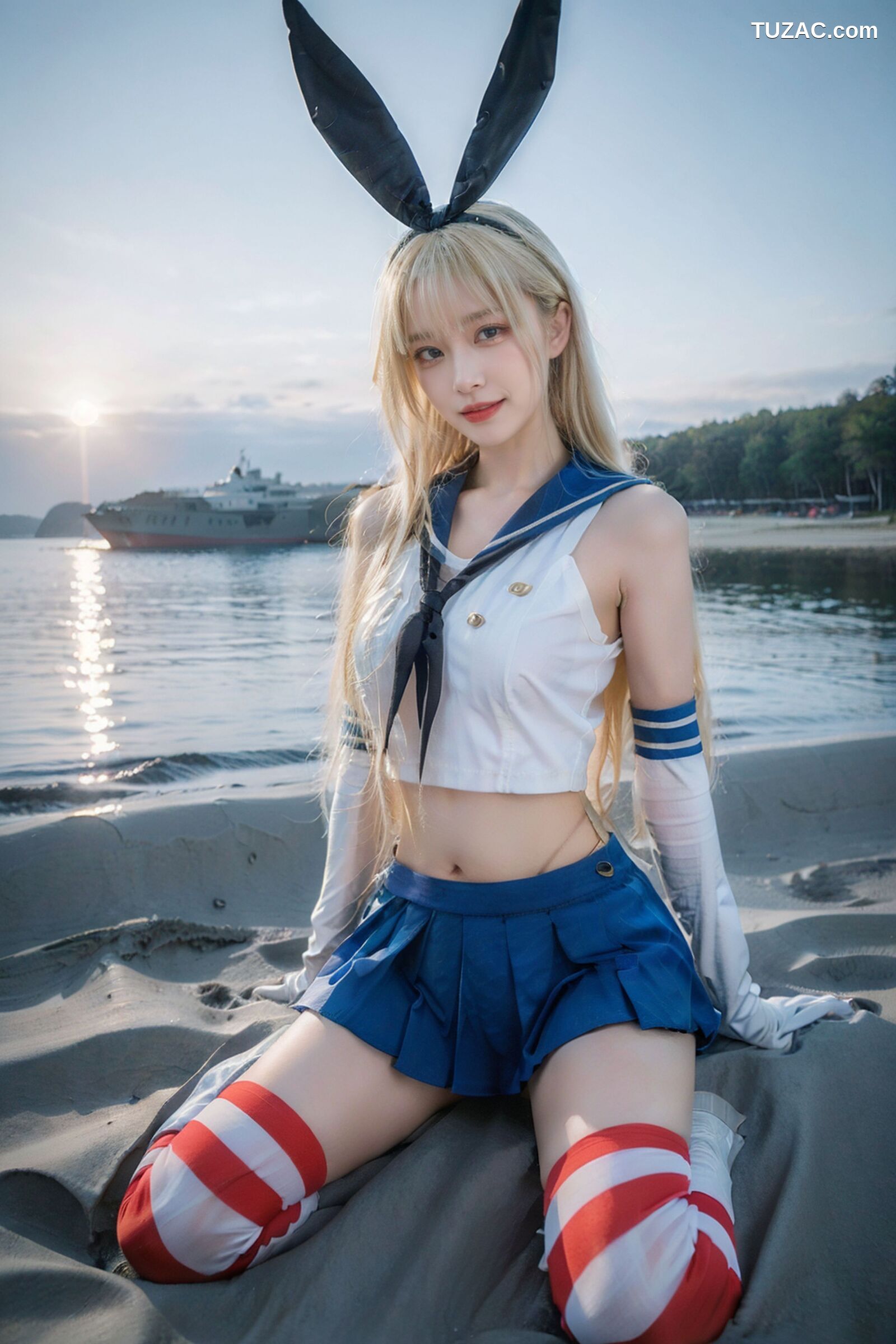 AI美女-拟实-水手服兔女郎军舰
