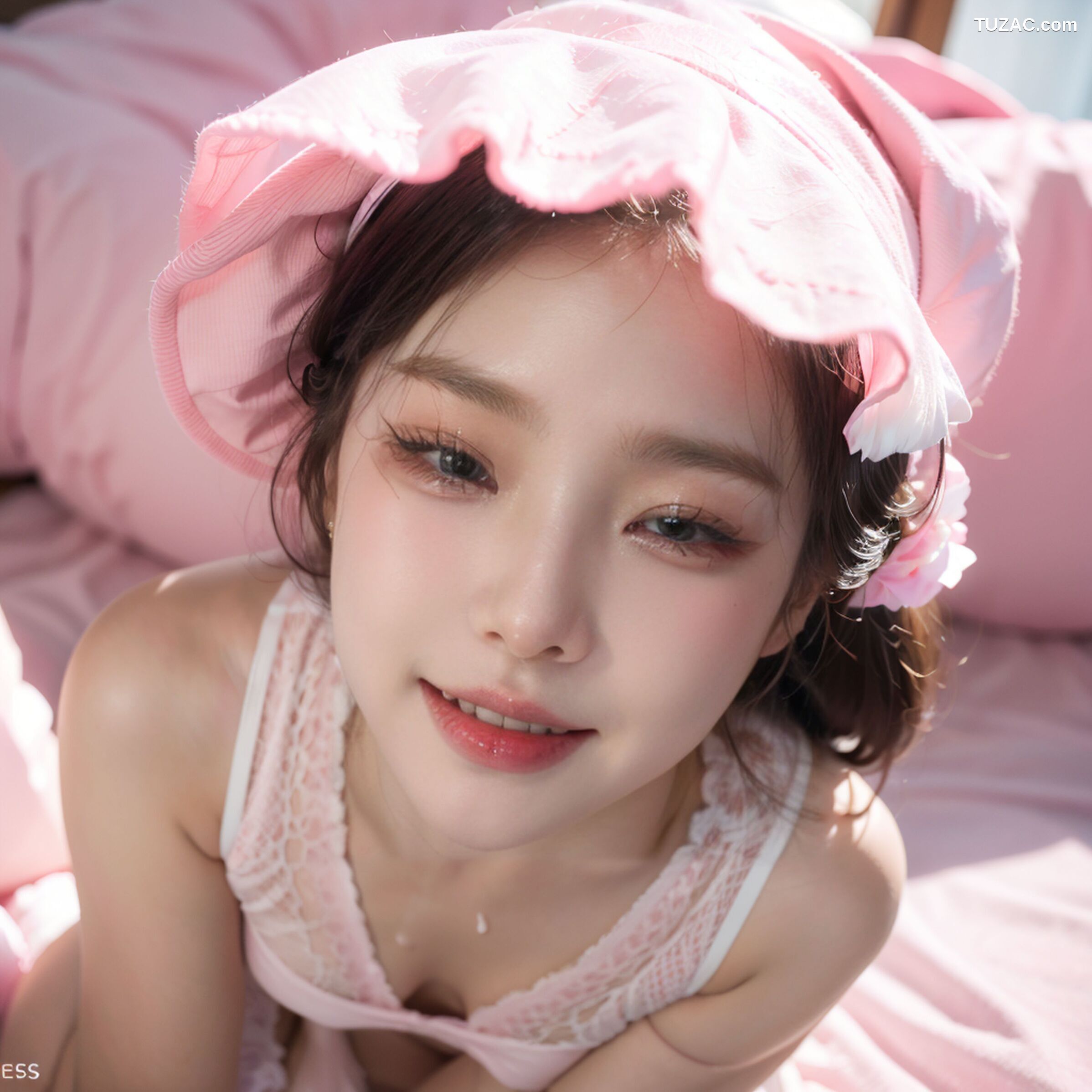 AI美女-拟实-玫瑰园户外
