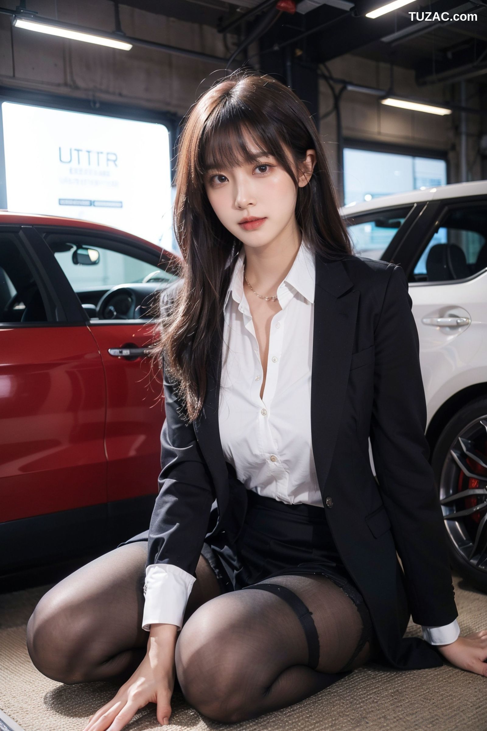 AI美女-拟实-车展美女-大尺度
