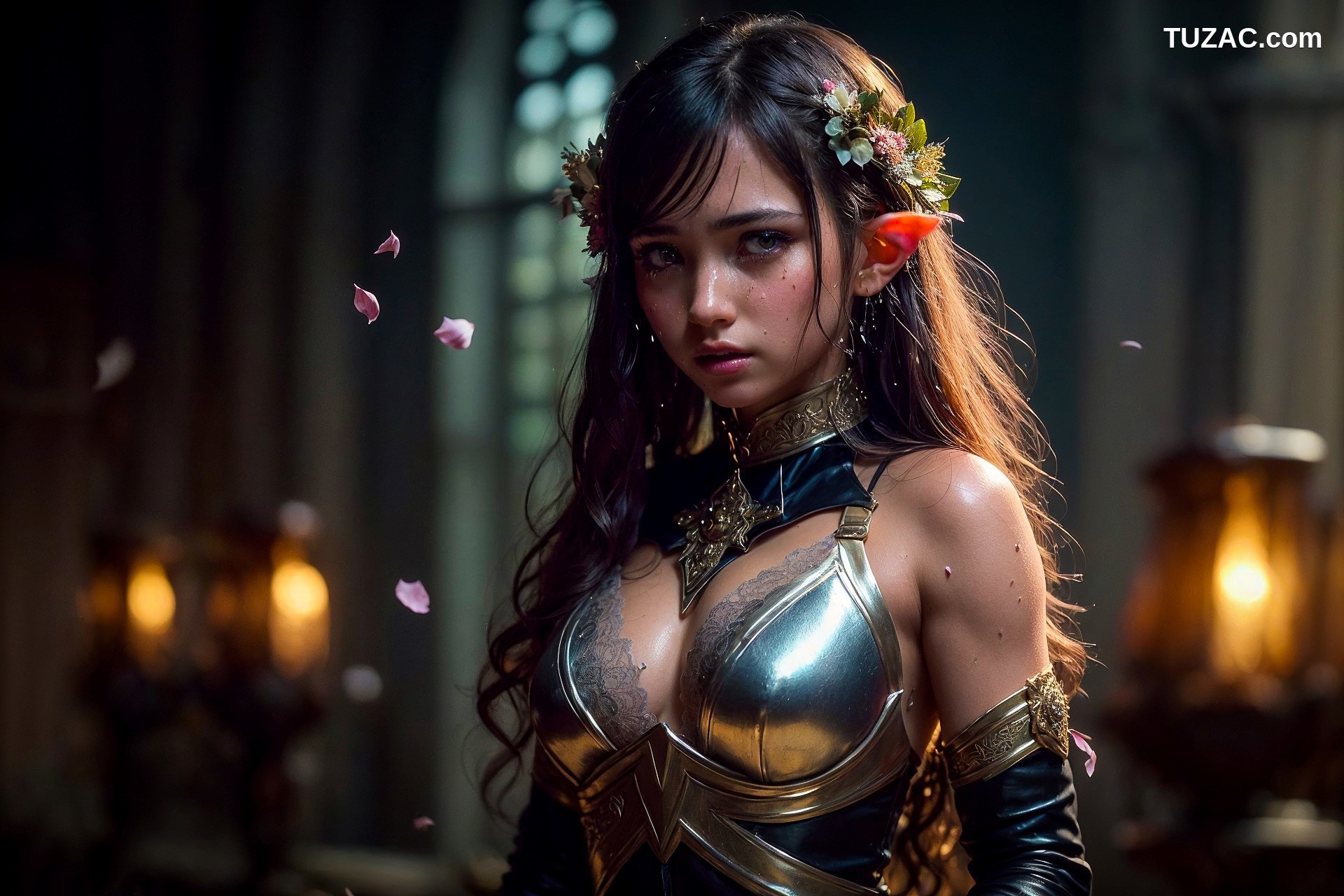 AI美女-欧美风-精灵系列之奴隶市场-Slave-Market