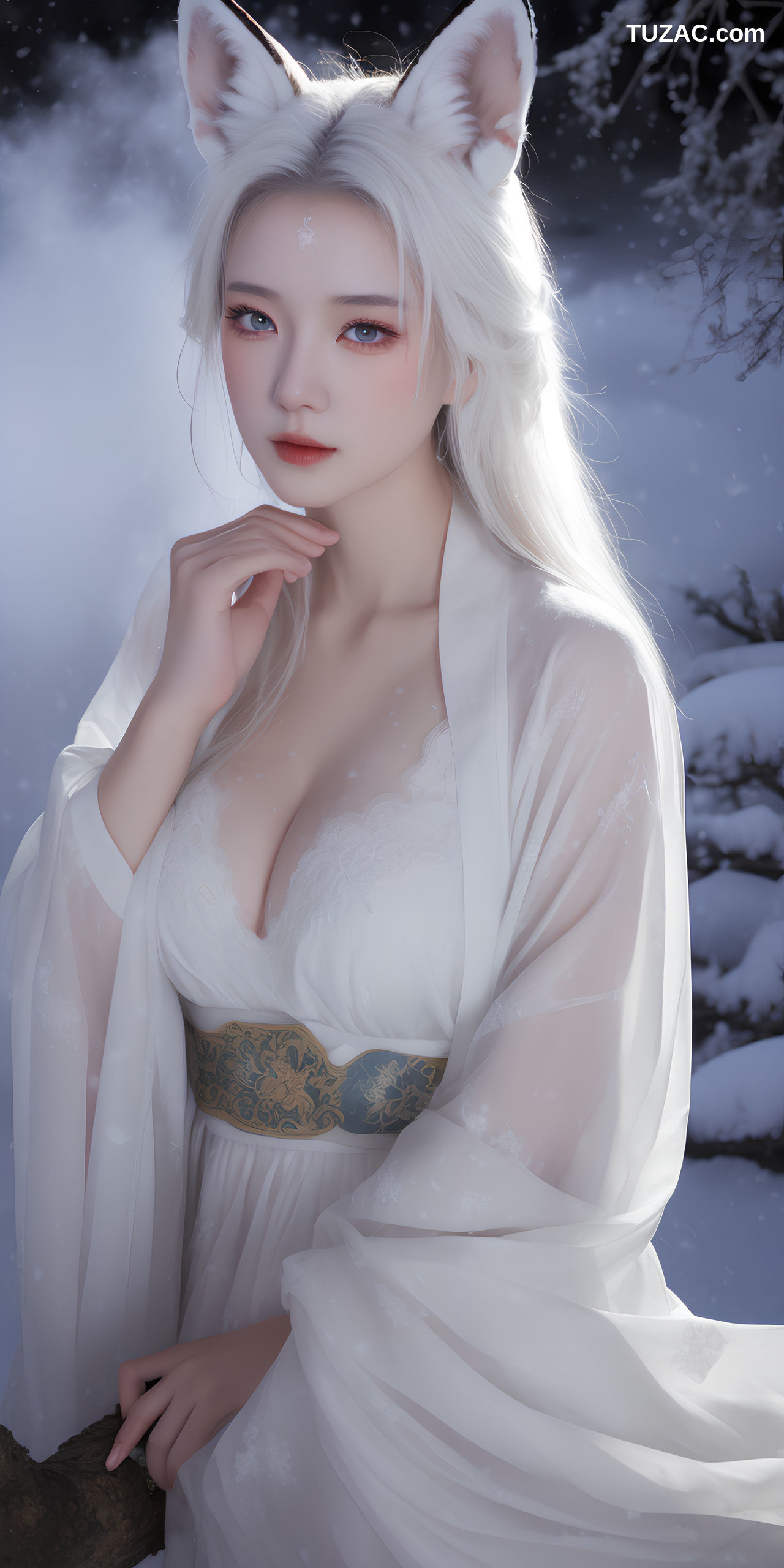 AI美女-狐精