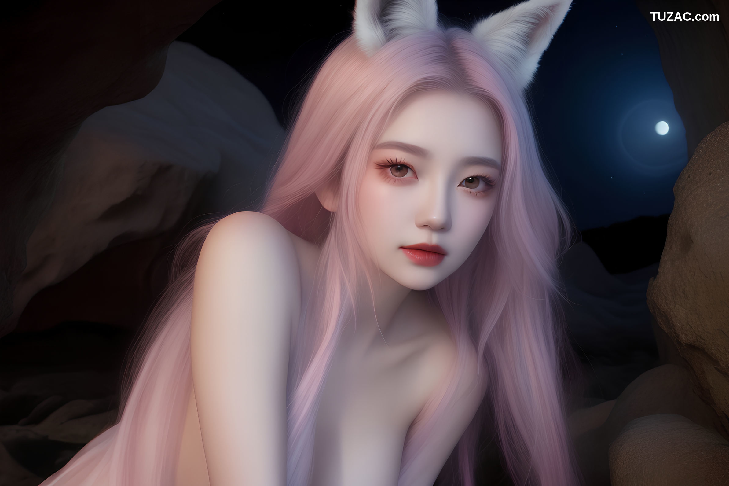 AI美女-狐精