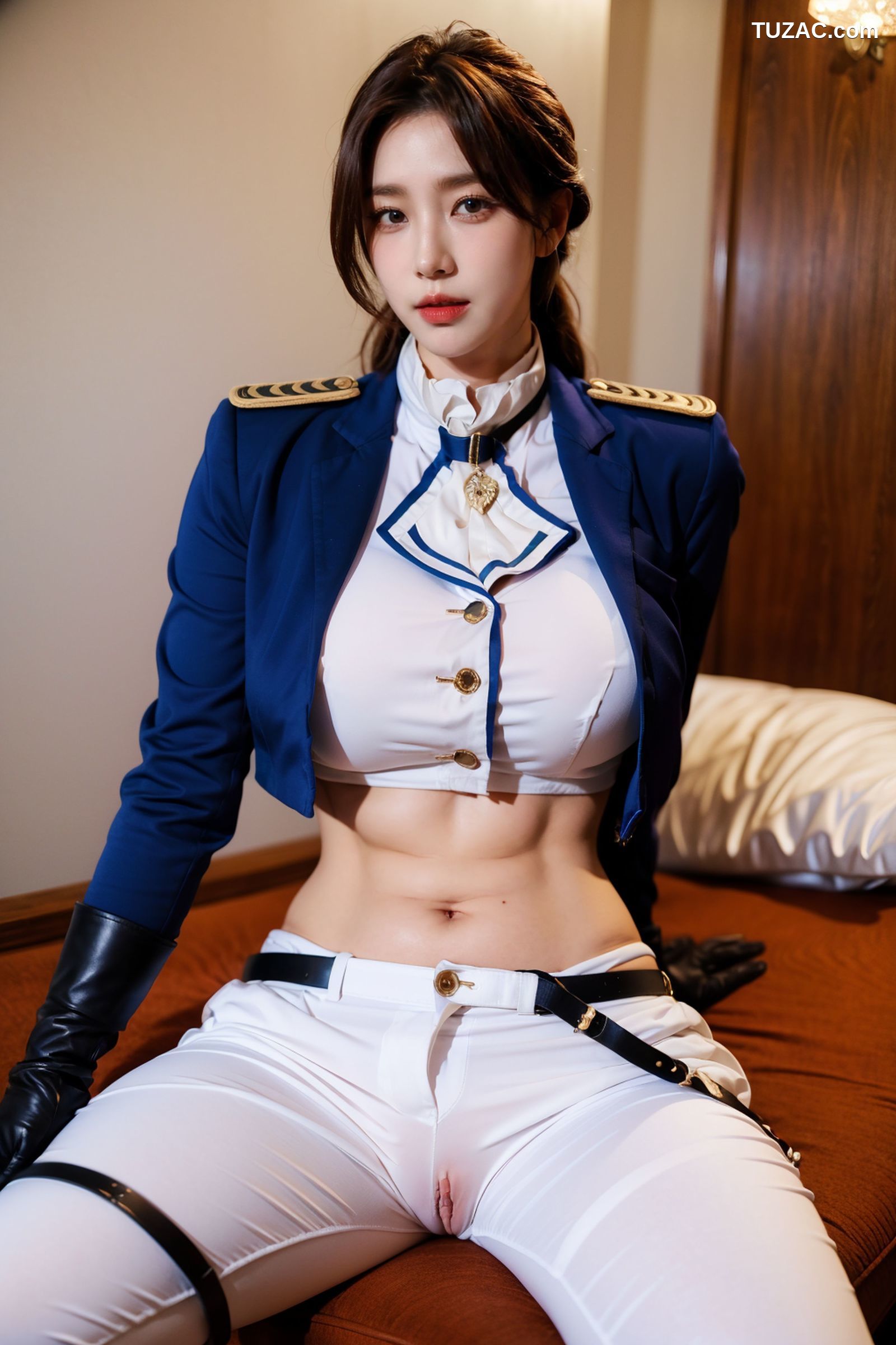 AI美女-超写实-飒爽女兵
