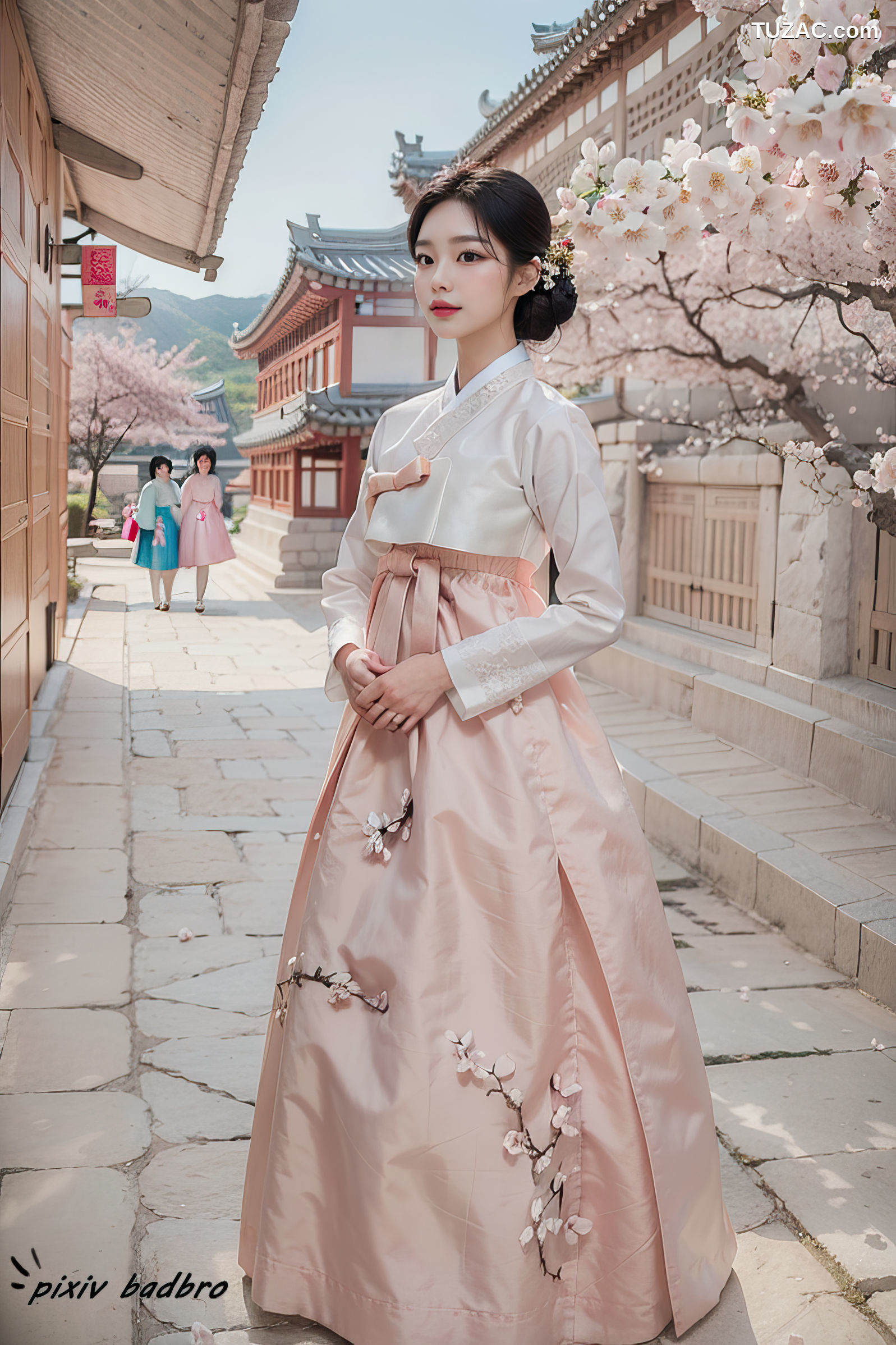 AI美女-韩服-宫殿-露出-自慰-卷2-Hanbok-Palace-boobs-dildo-BadBro