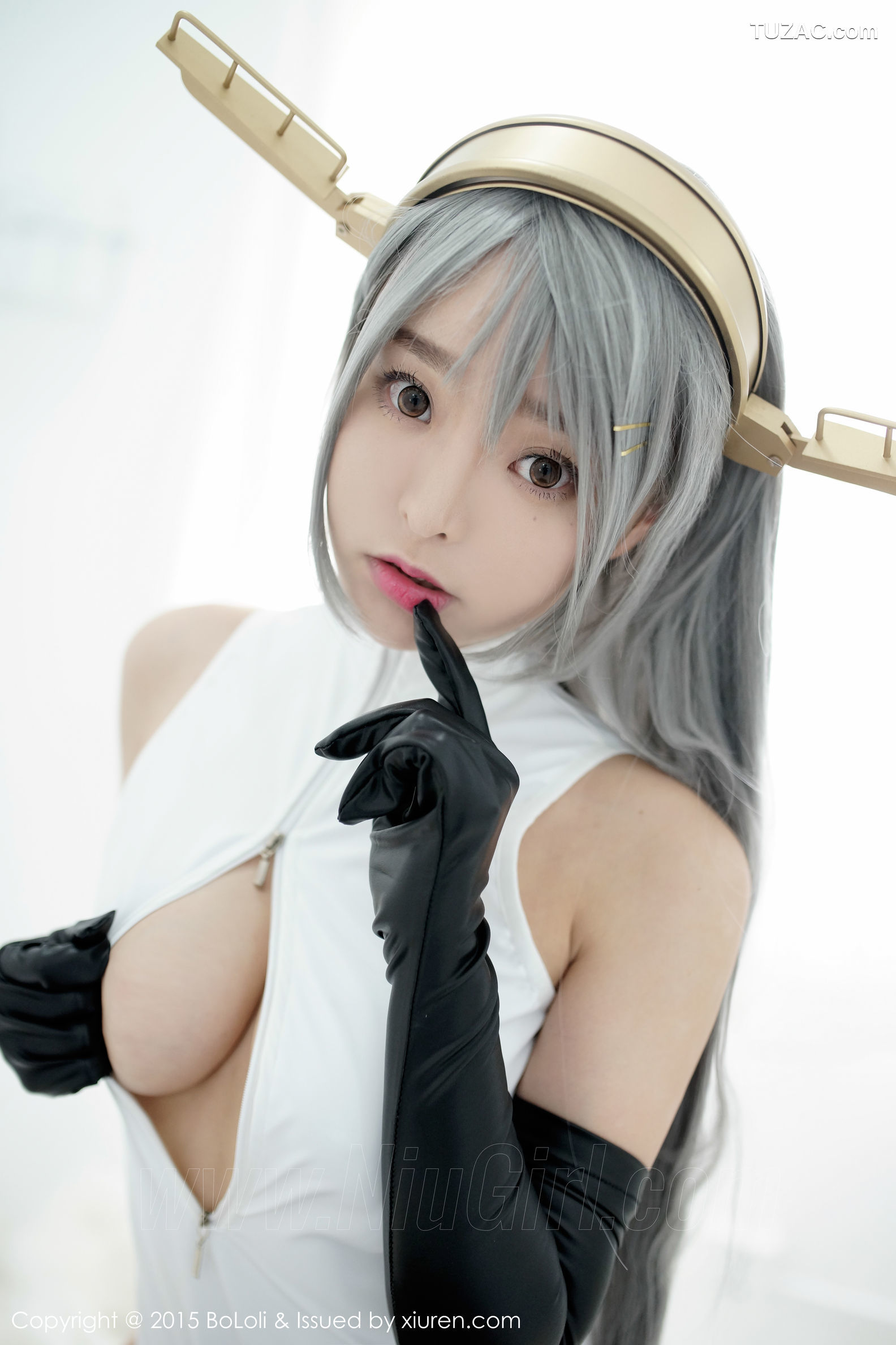 BoLoli波萝社-vol.034-柳侑绮sevenbaby-舰娘collection榛名cos-开胸泳衣版