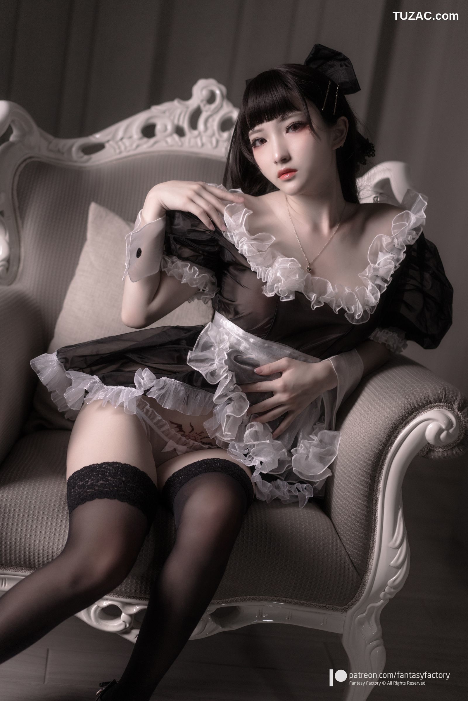 Fantasy-Factory-小丁Ding-哥特暗黑风女仆-Gothic-Maid