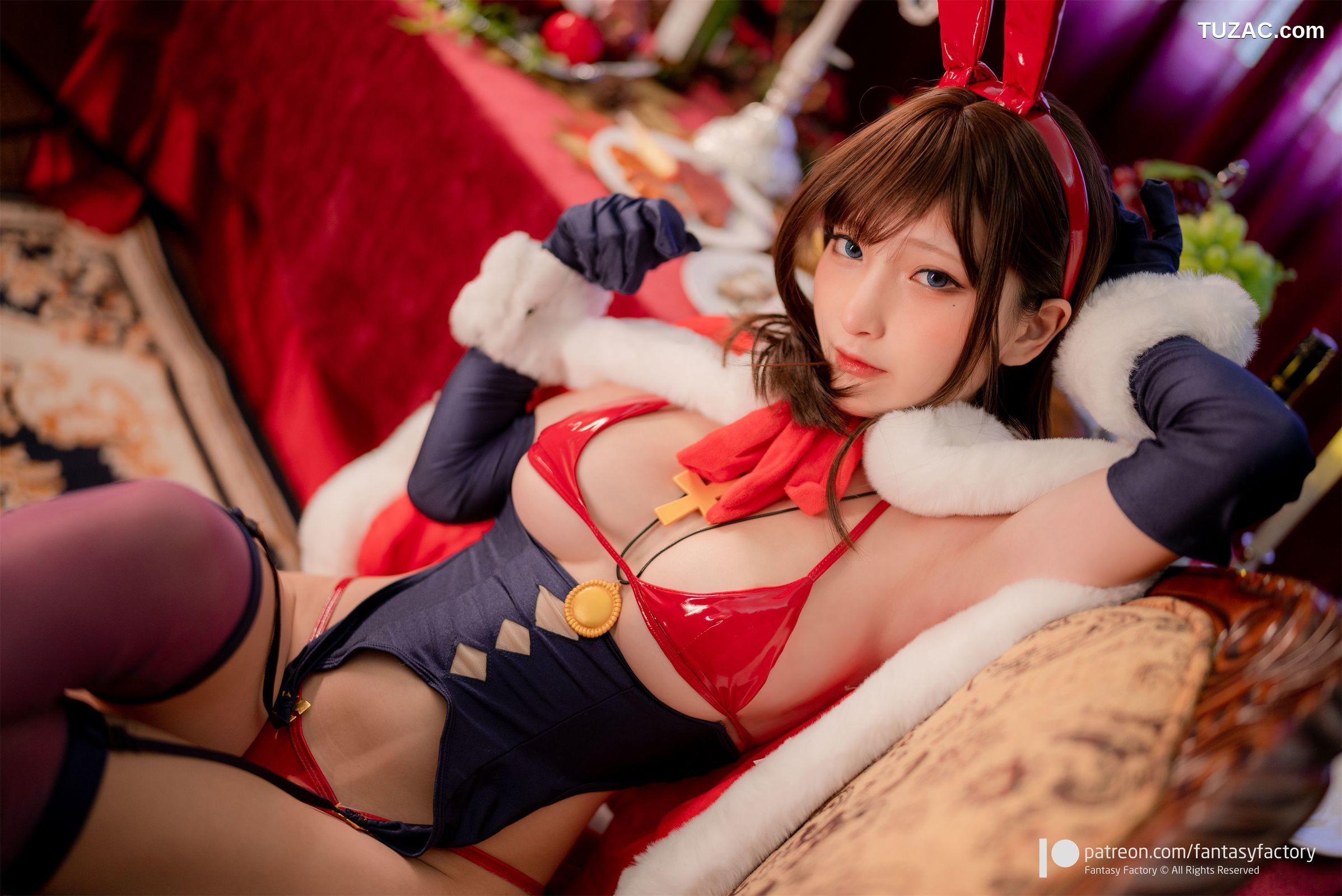 Fantasy-Factory-小丁Ding-圣诞兔女郎-Christmas-Bunny
