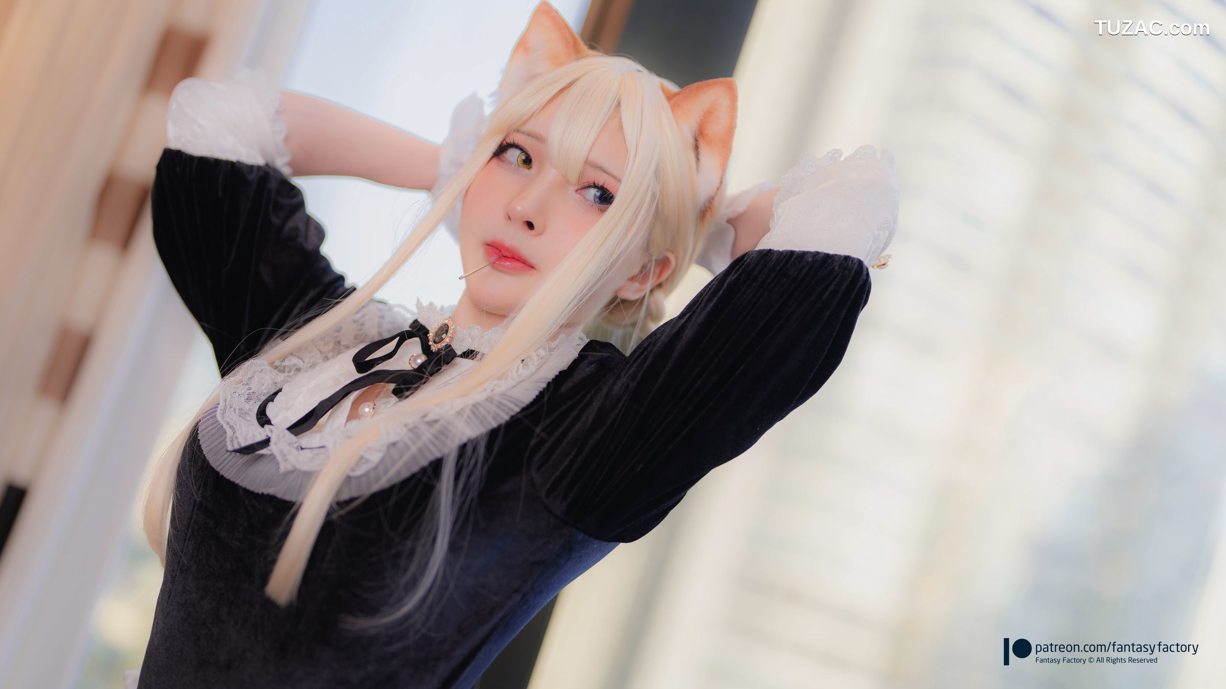 Fantasy-Factory-小丁Ding-网络相册泄露版-Web-Photobook-Leak-橙Yuzumi女仆装