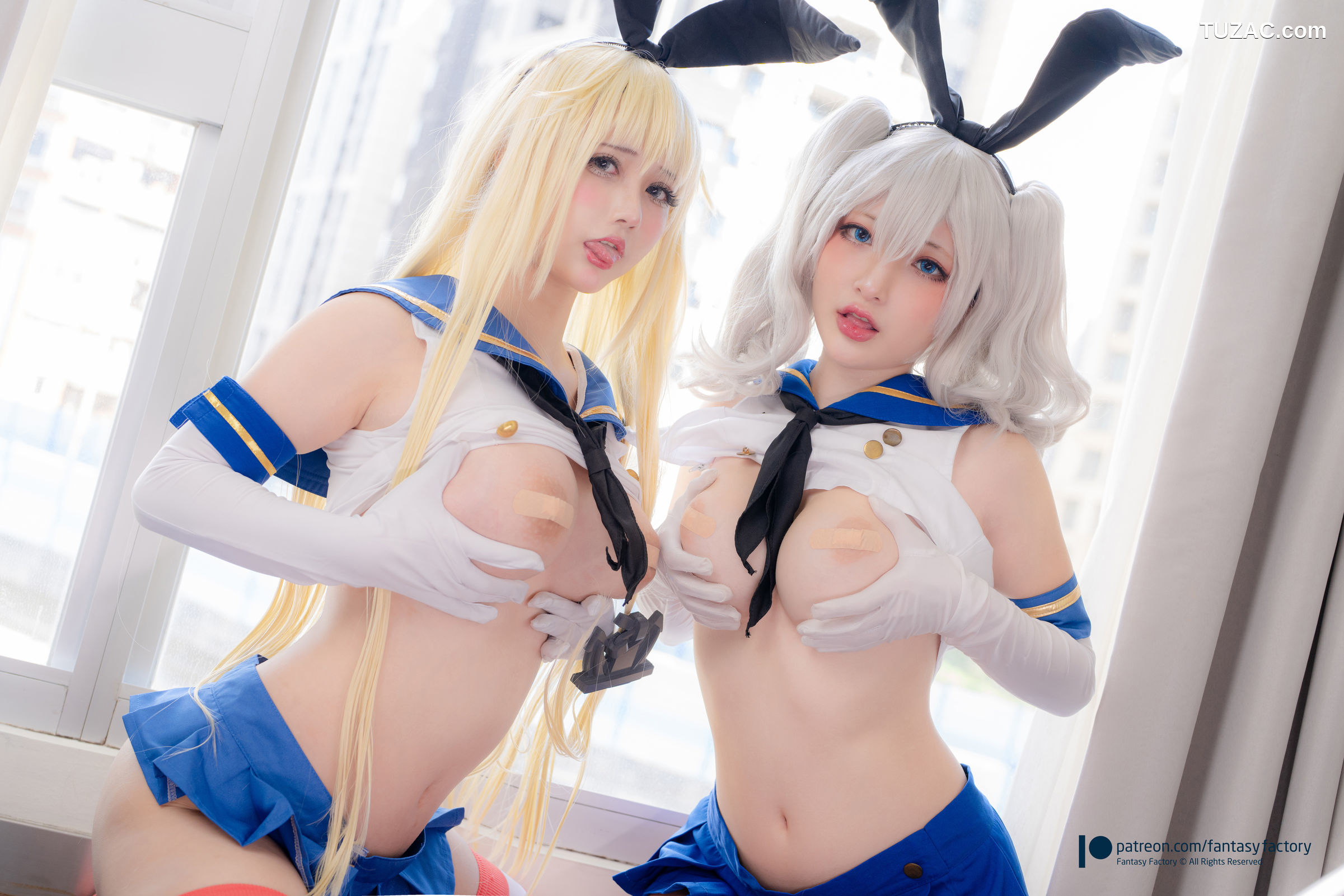 Fantasy-Factory-小丁Ding-鹿岛与岛风-Kashima＆Shimakaze-With-Rinka-2021.11