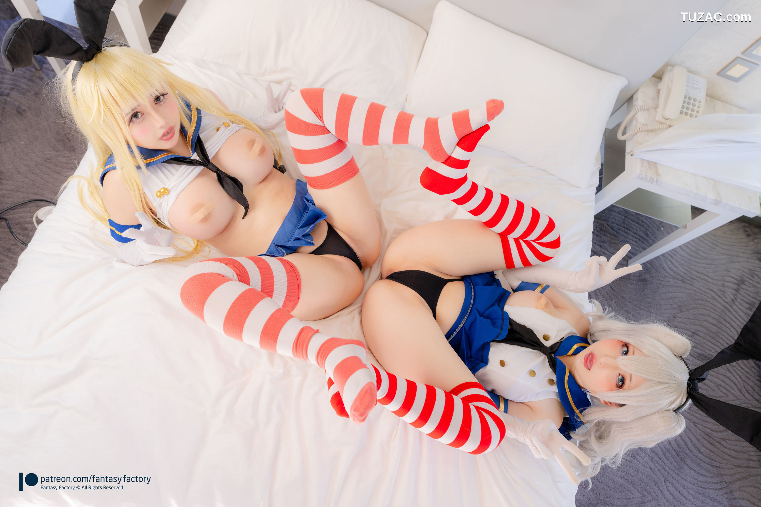Fantasy-Factory-小丁Ding-鹿岛与岛风-Kashima＆Shimakaze-With-Rinka-2021.11