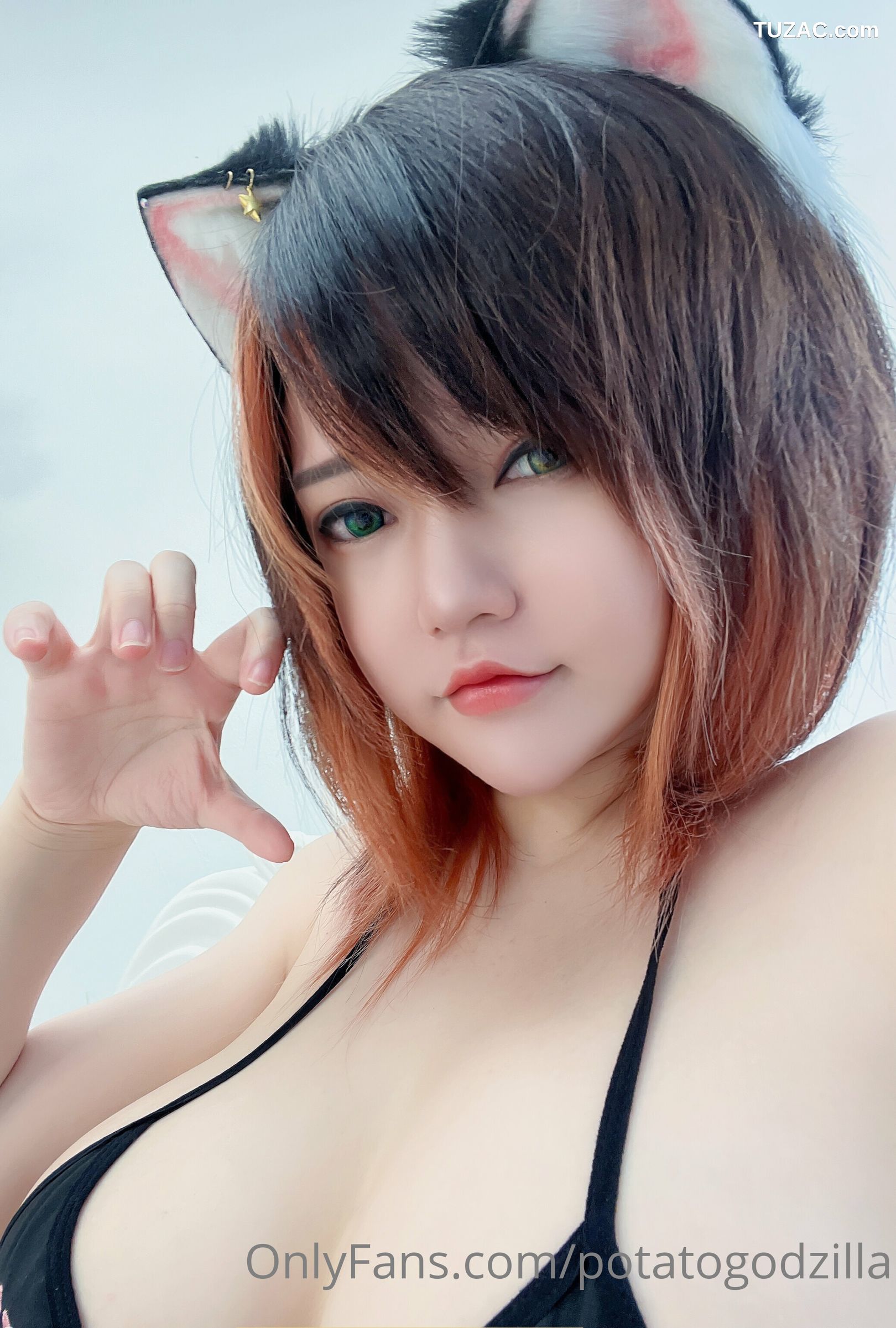 Potato-Godzilla-Black-Pink-Neko