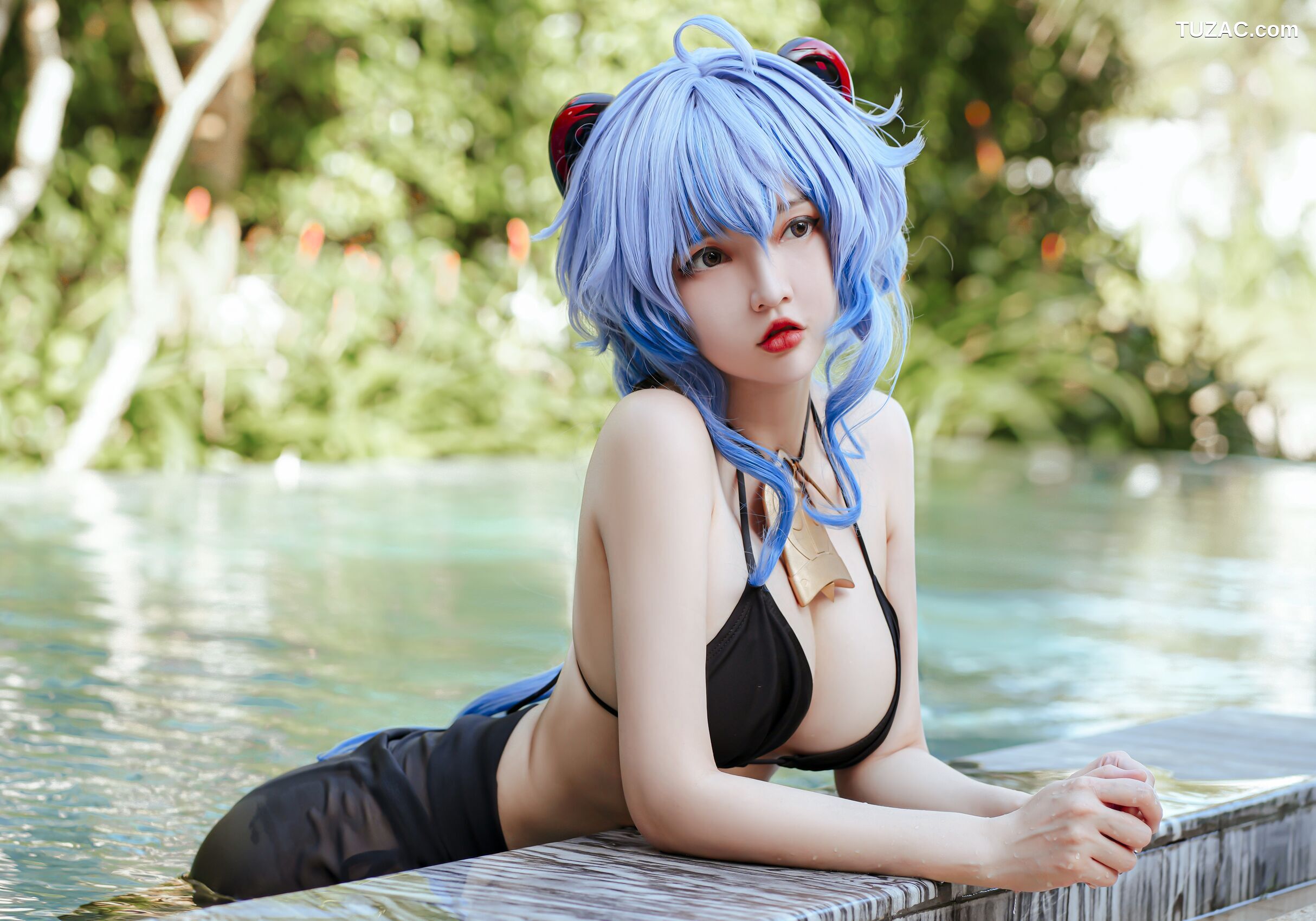 Potato-Godzilla-Ganyu-Bikini-原神-甘雨-比基尼