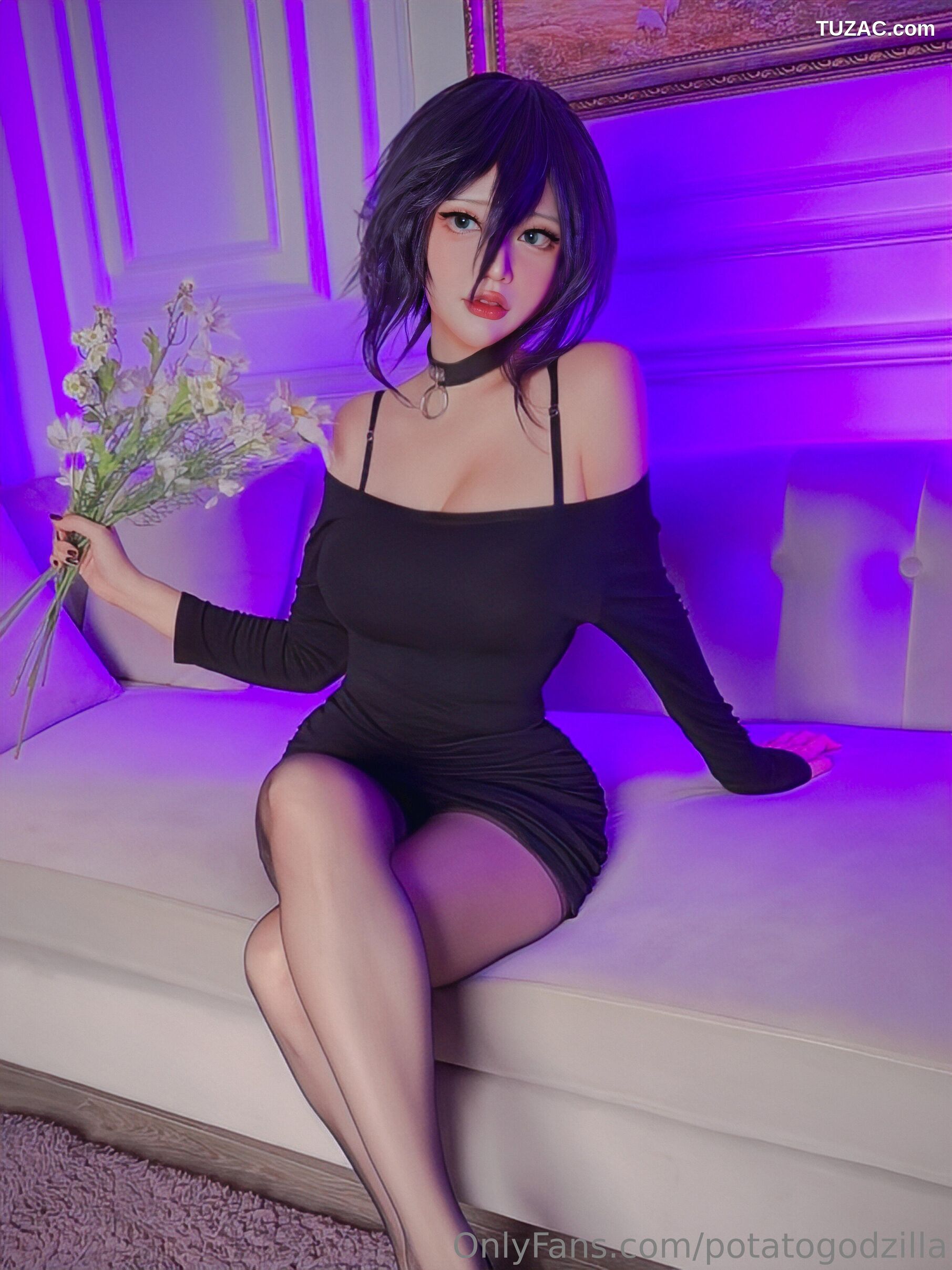 Potato-Godzilla-Reze-Black-Dress-黑色连衣裙