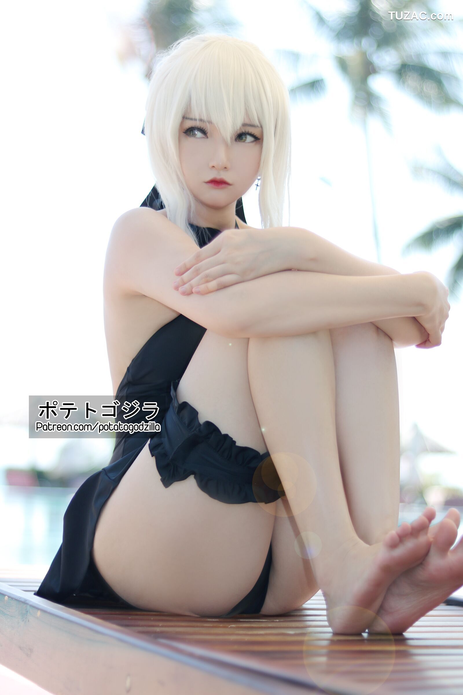 Potato-Godzilla-Saber-Alter-Swimsuit