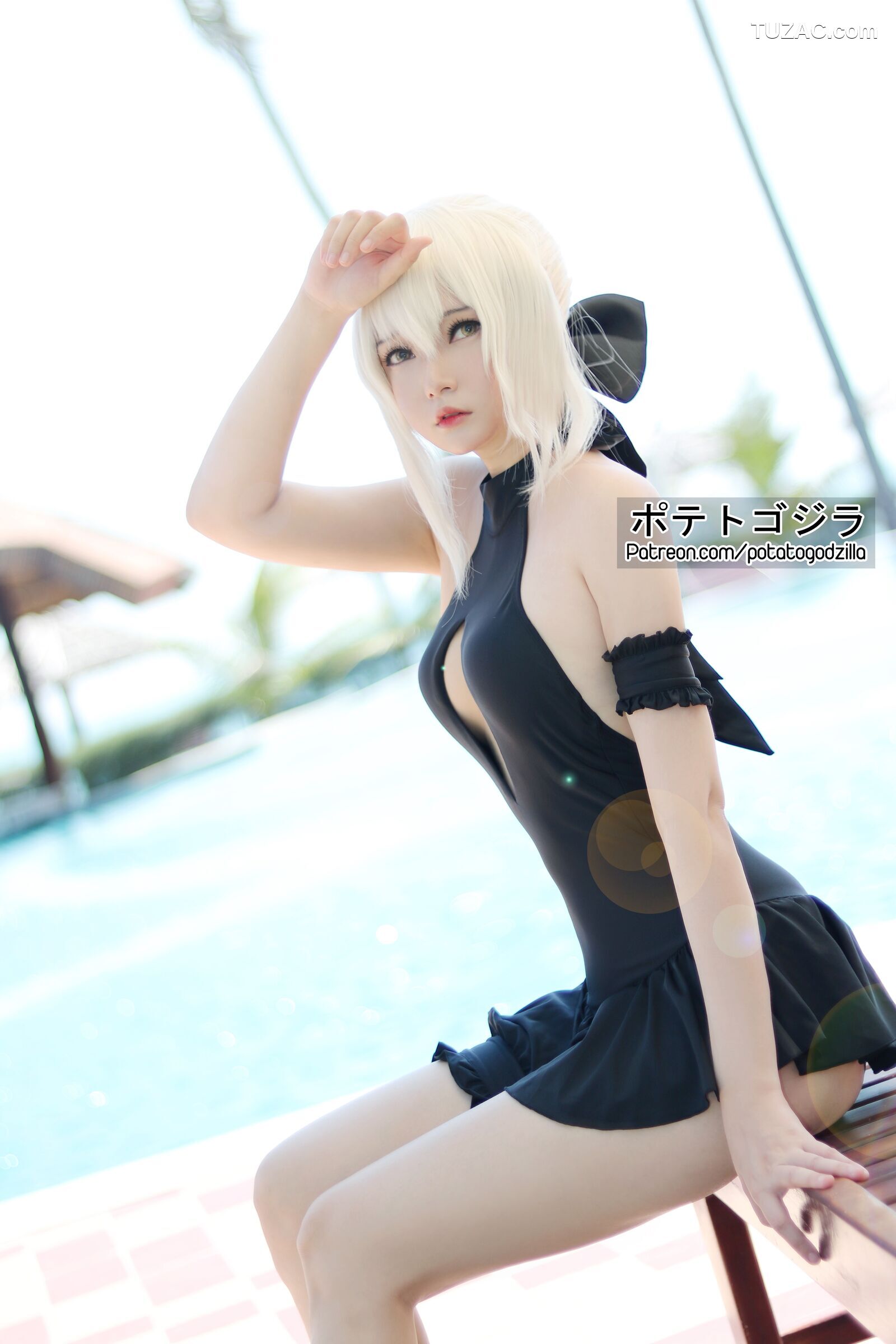 Potato-Godzilla-Saber-Alter-Swimsuit