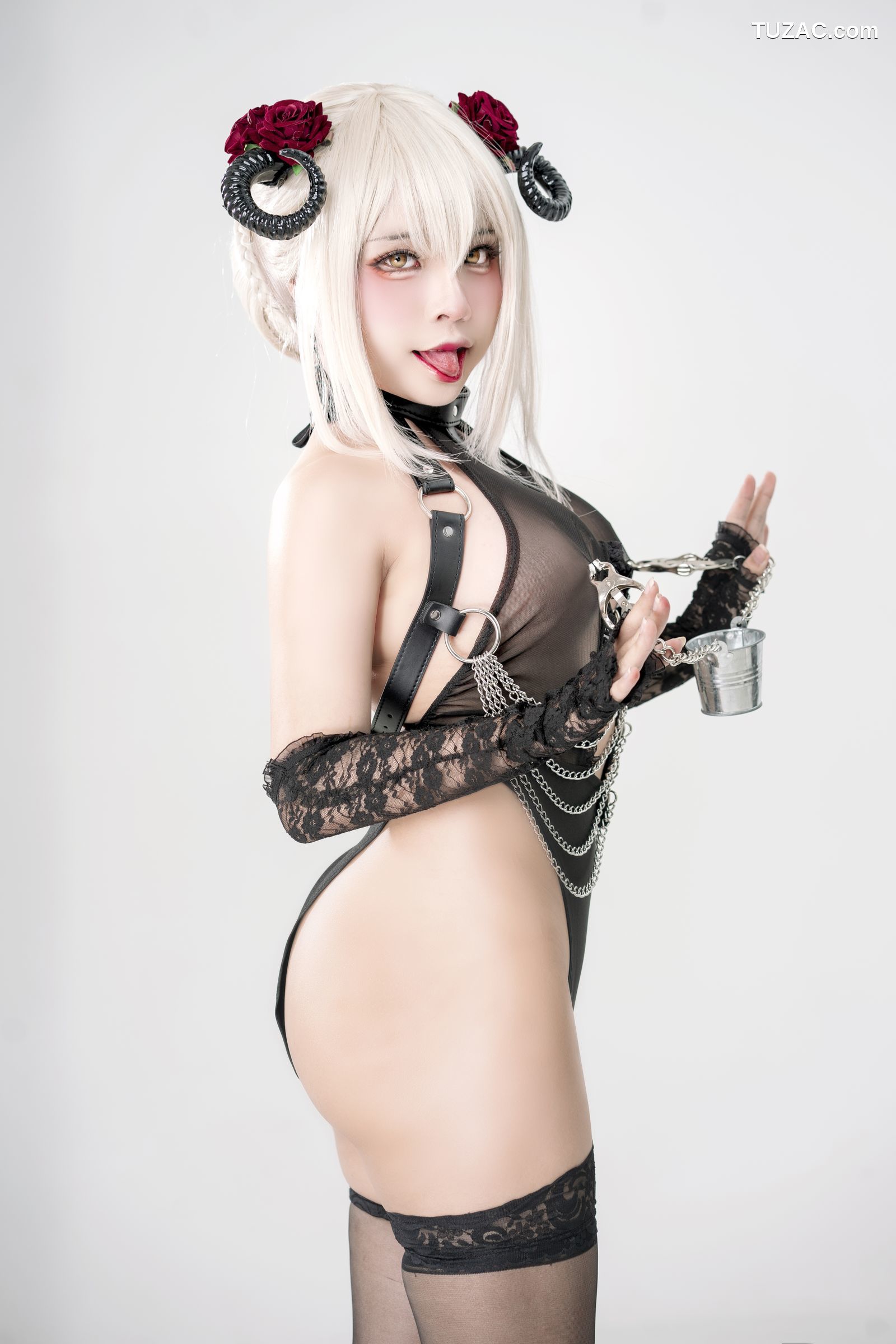 Sayo-Momo-《堕天使》-黑Saber-Saber-Alter-the-devil