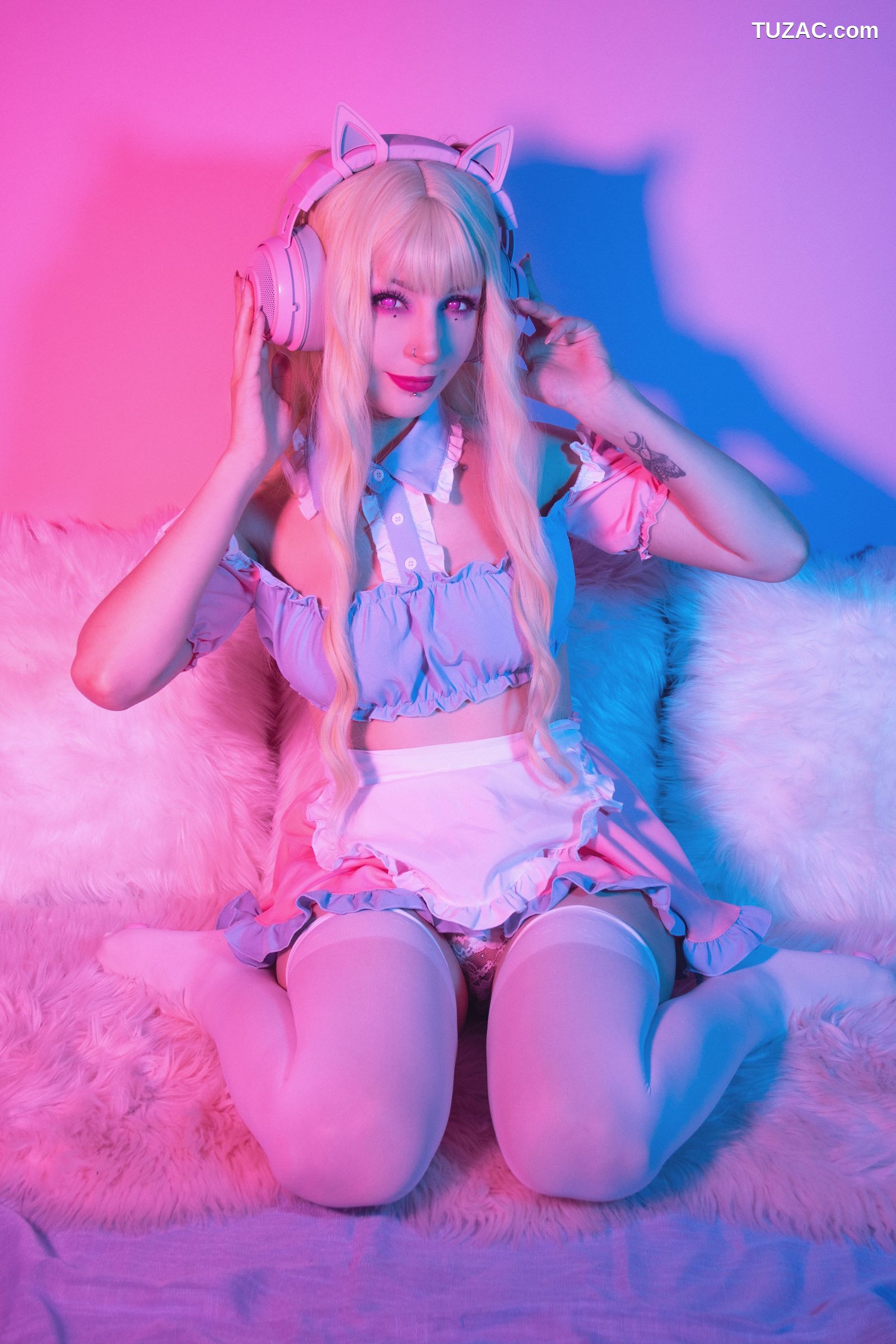 Shirokitsune-粉红女仆-Pink-Maid