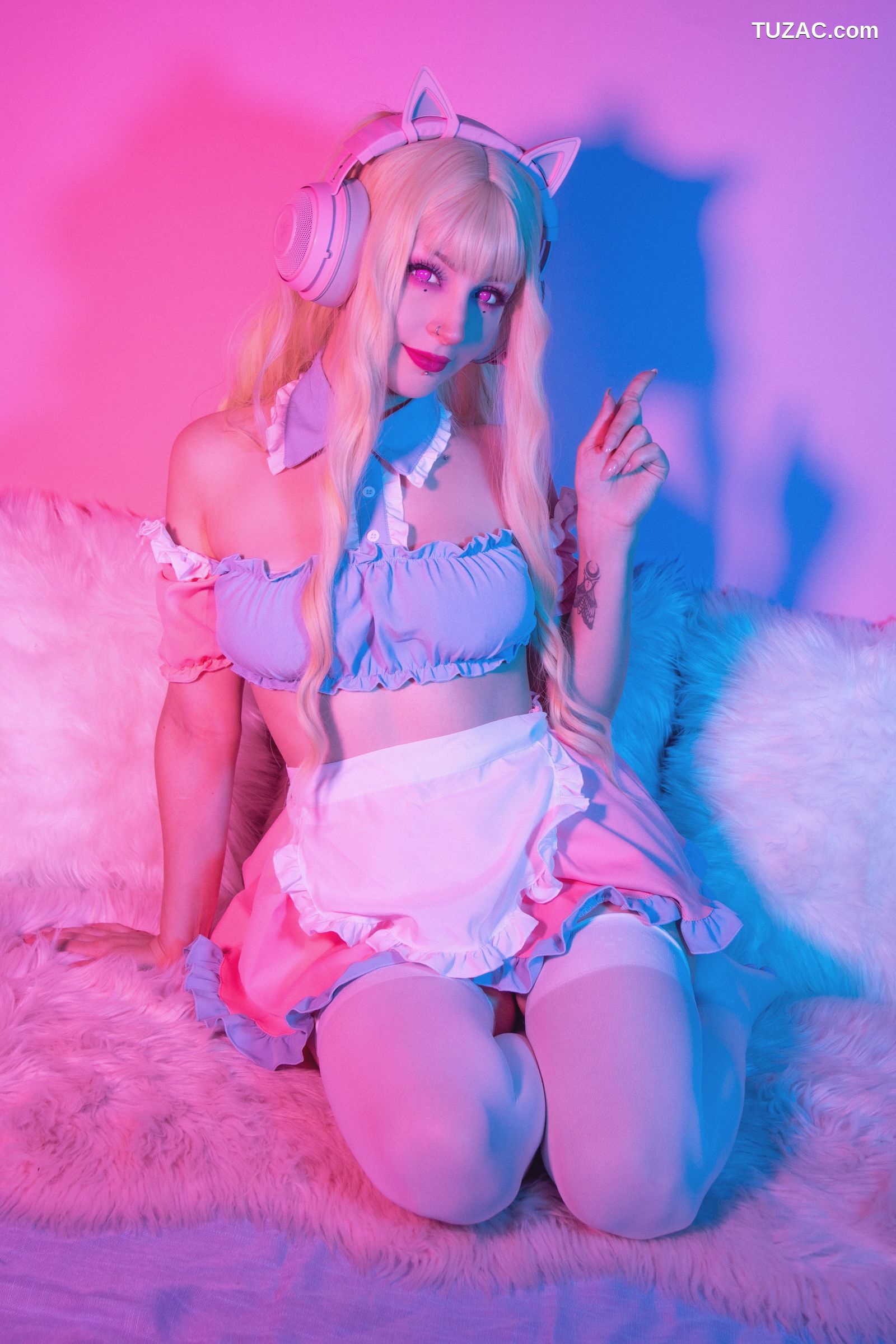 Shirokitsune-粉红女仆-Pink-Maid