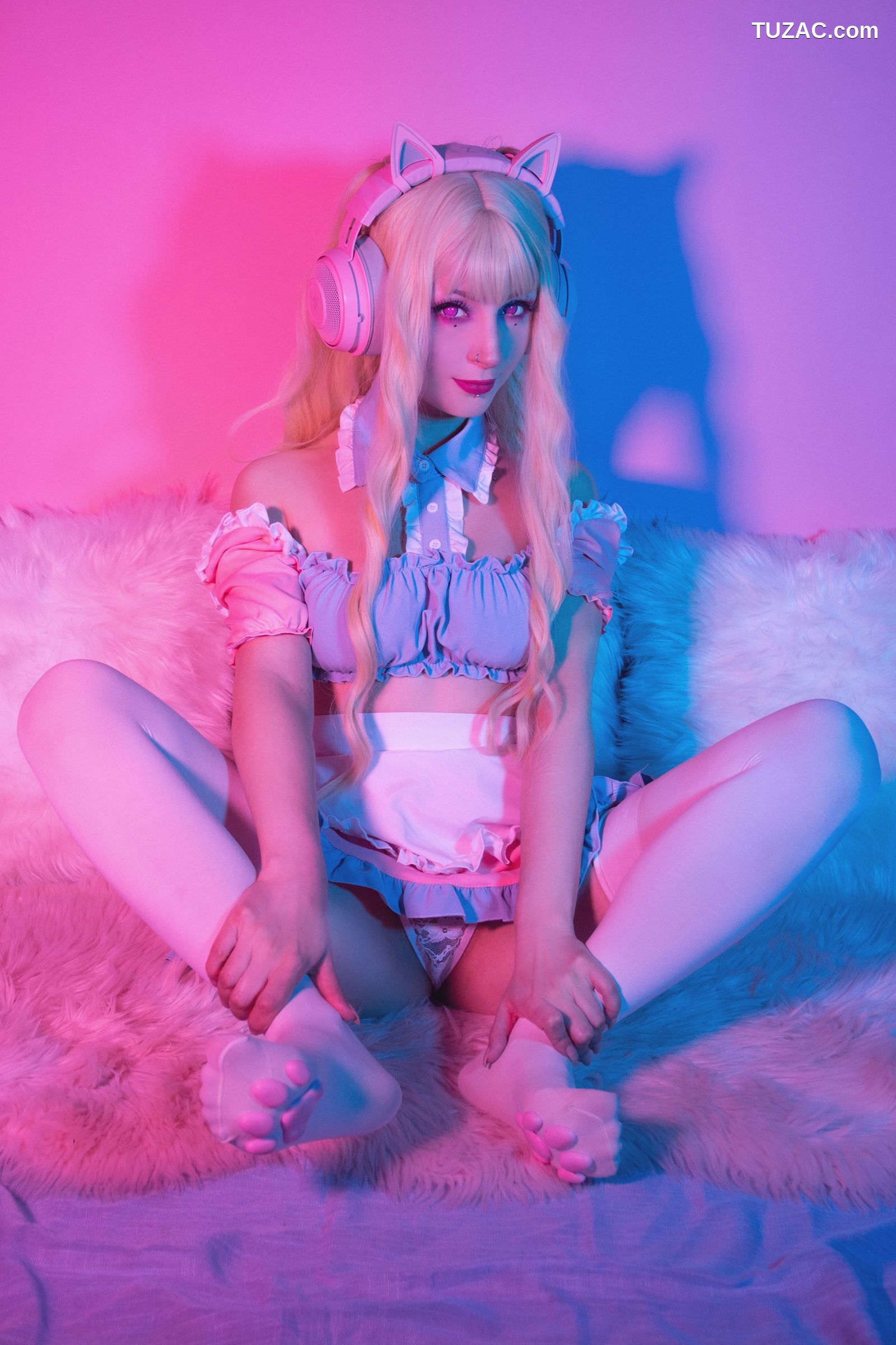 Shirokitsune-粉红女仆-Pink-Maid