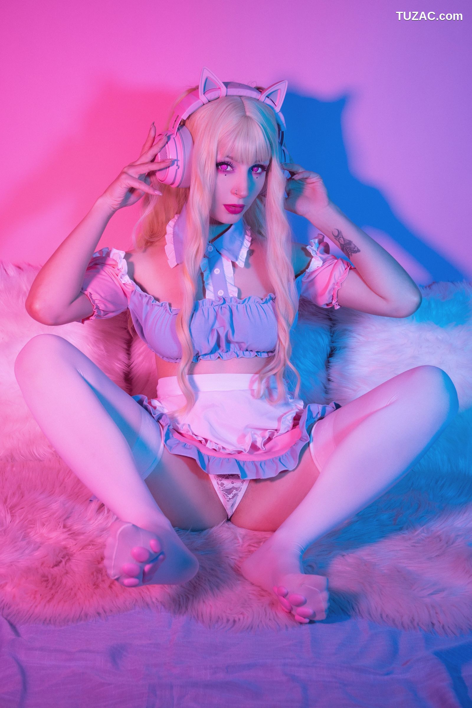 Shirokitsune-粉红女仆-Pink-Maid