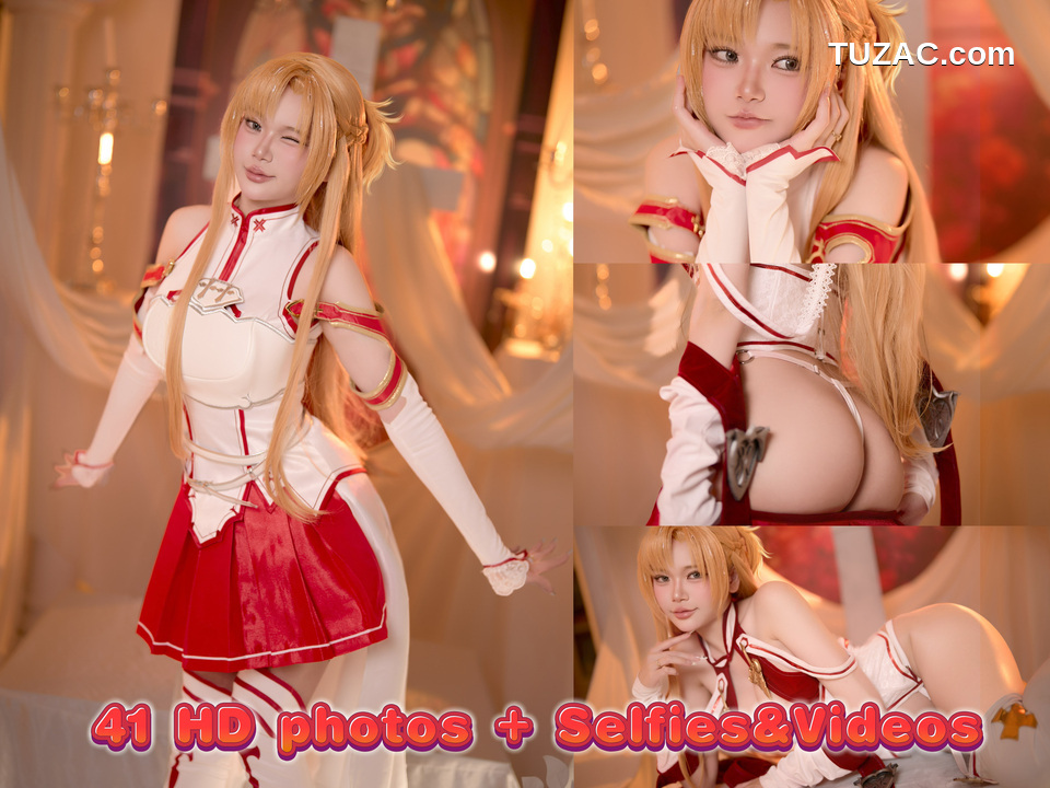 ZinieQ-刀剑神域-亚丝娜-Asuna-Yuuki-with-videos