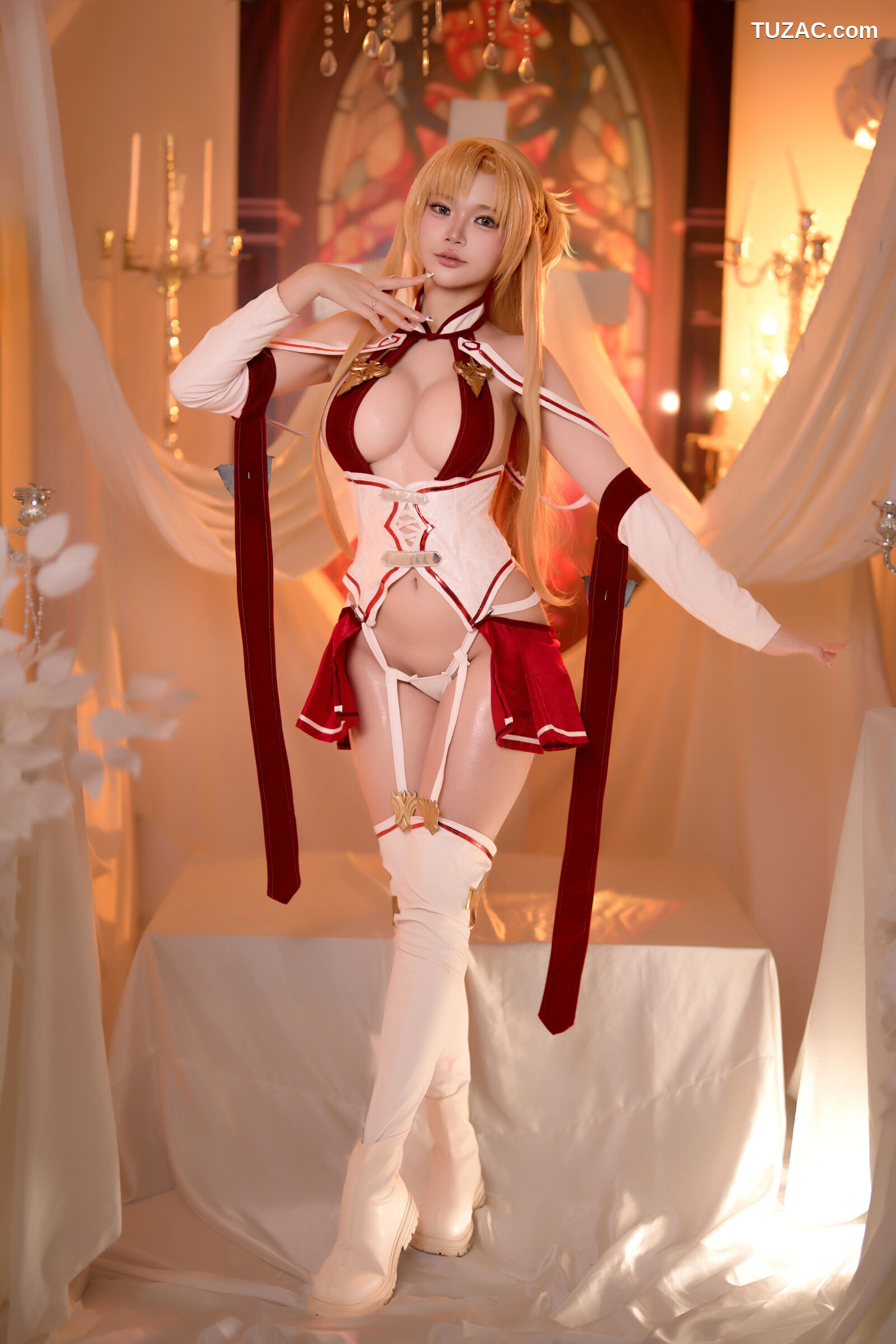 ZinieQ-刀剑神域-亚丝娜-Asuna-Yuuki-with-videos
