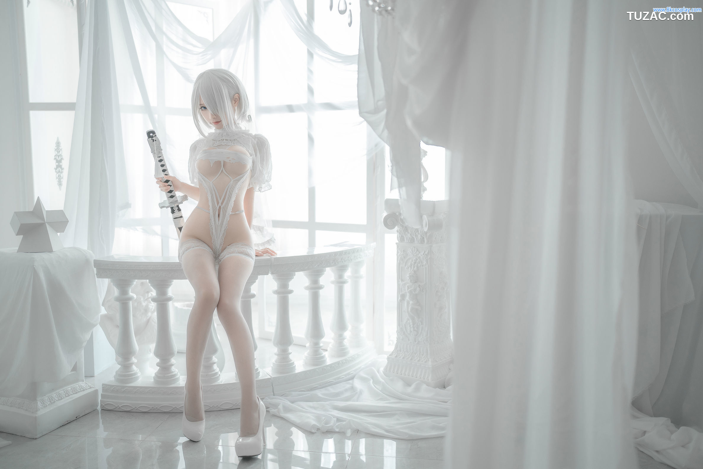 蠢沫沫-137-2B-白婚纱