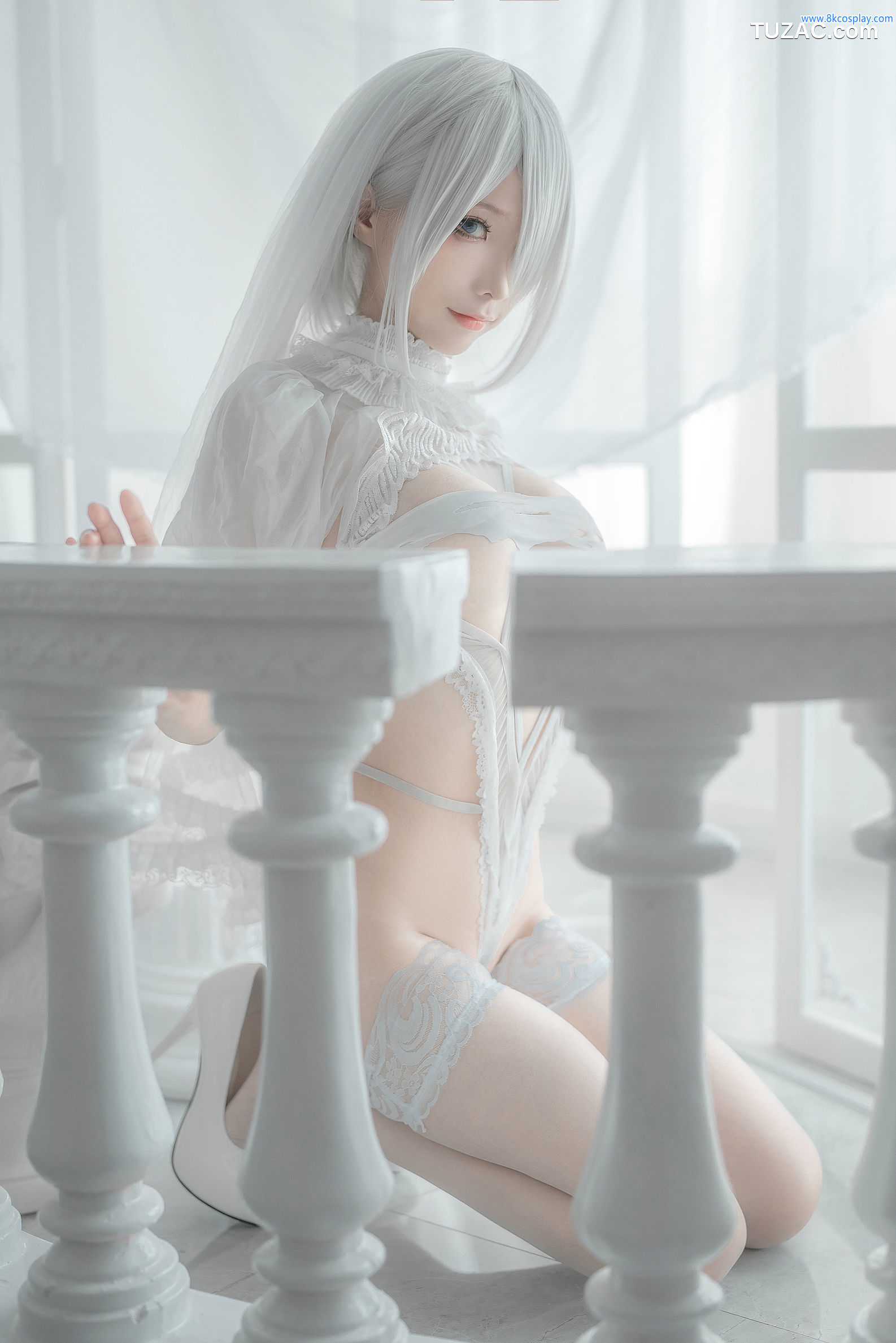 蠢沫沫-137-2B-白婚纱