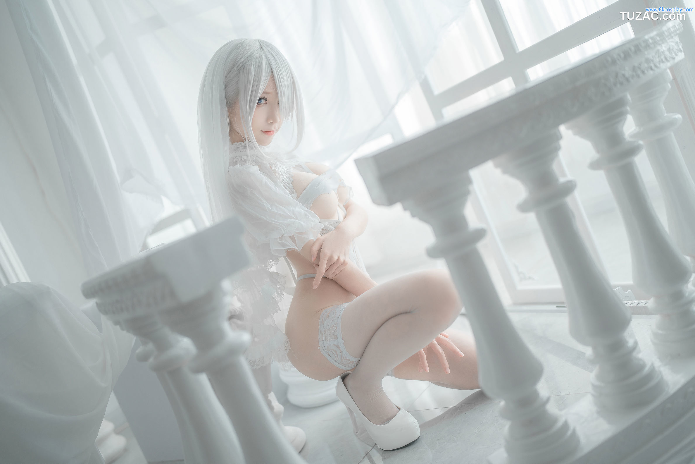 蠢沫沫-137-2B-白婚纱