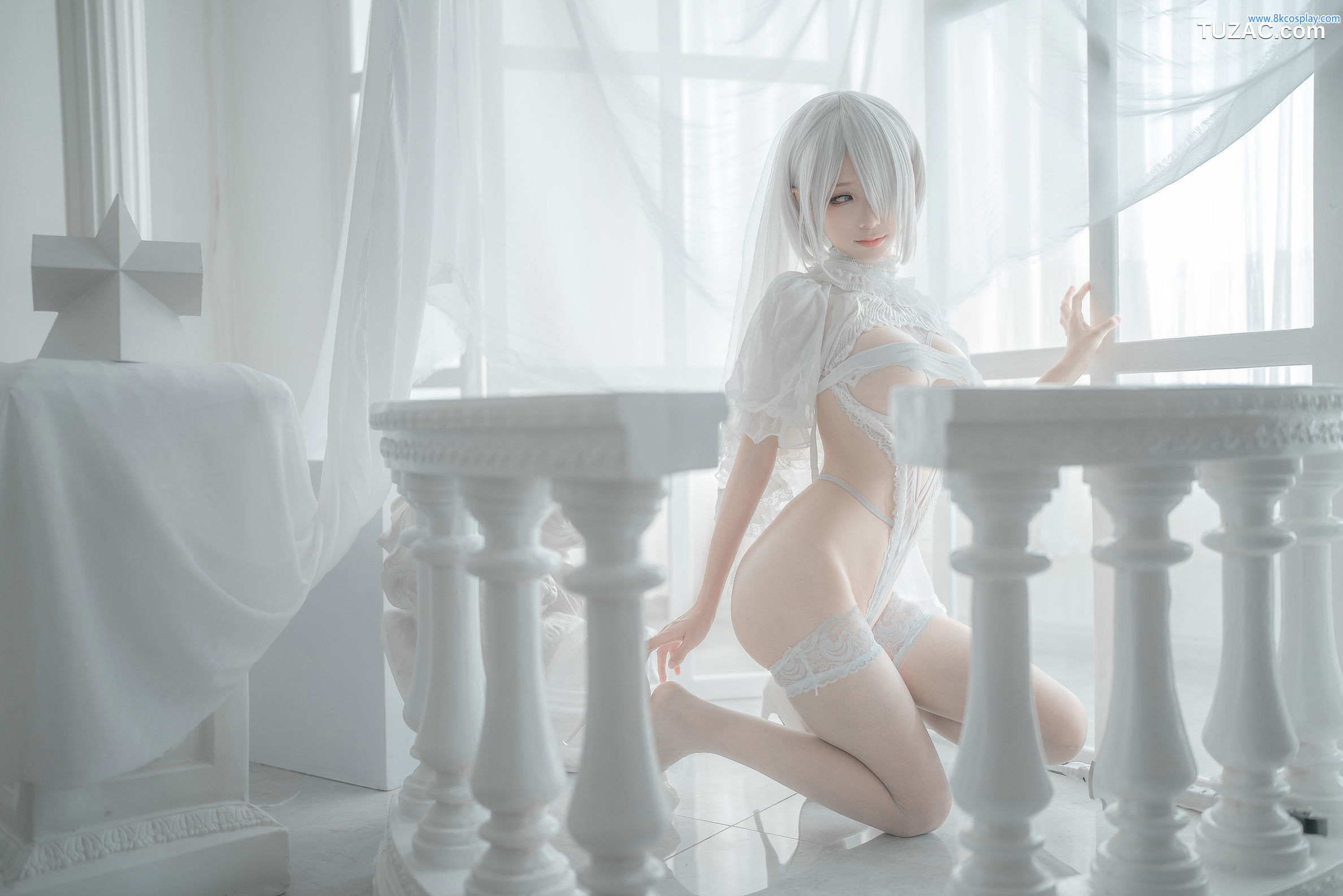 蠢沫沫-137-2B-白婚纱