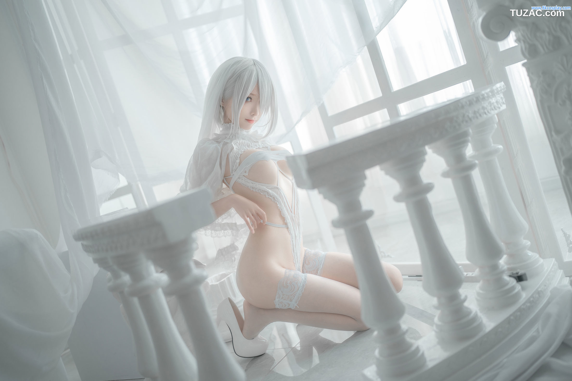 蠢沫沫-137-2B-白婚纱