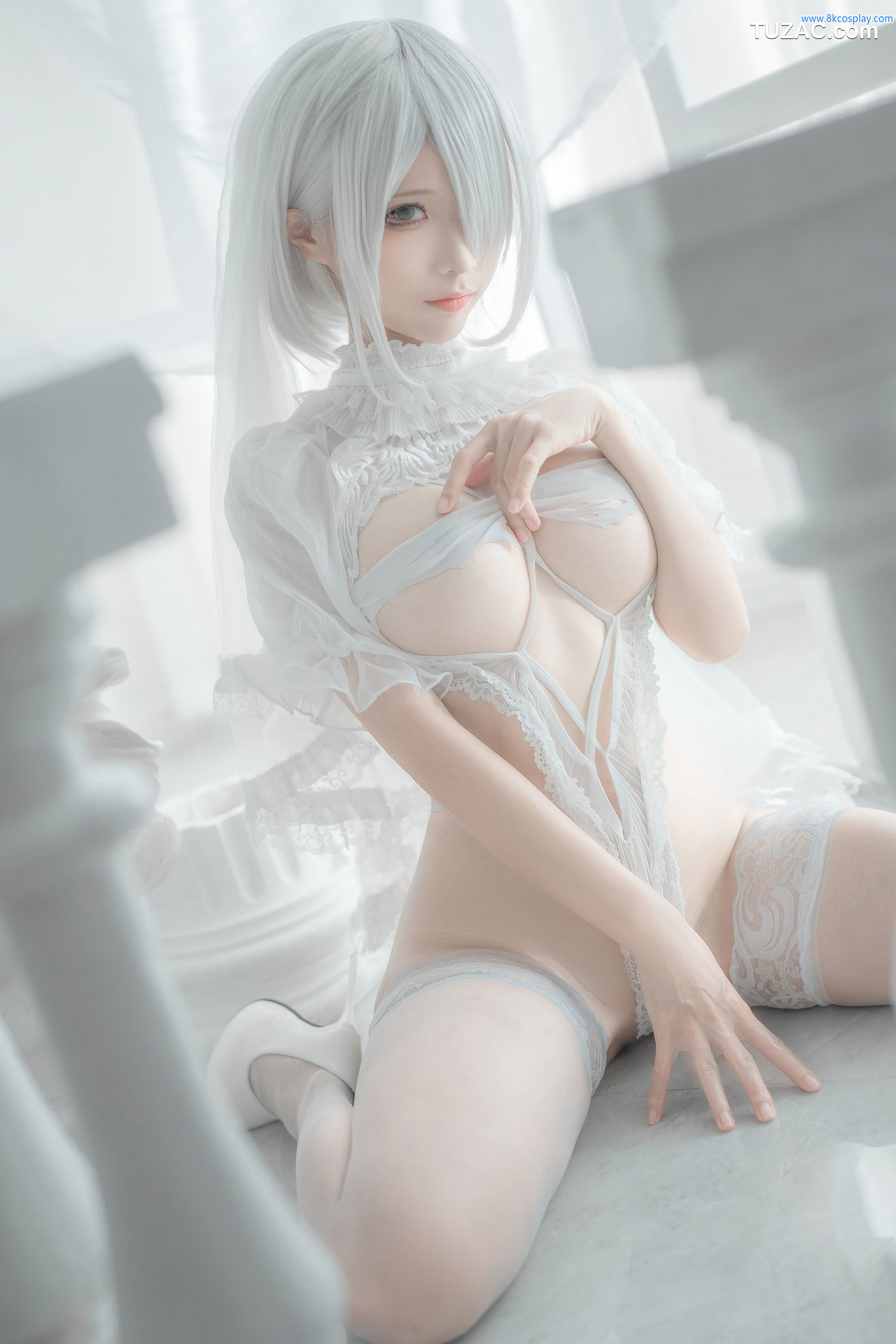 蠢沫沫-137-2B-白婚纱