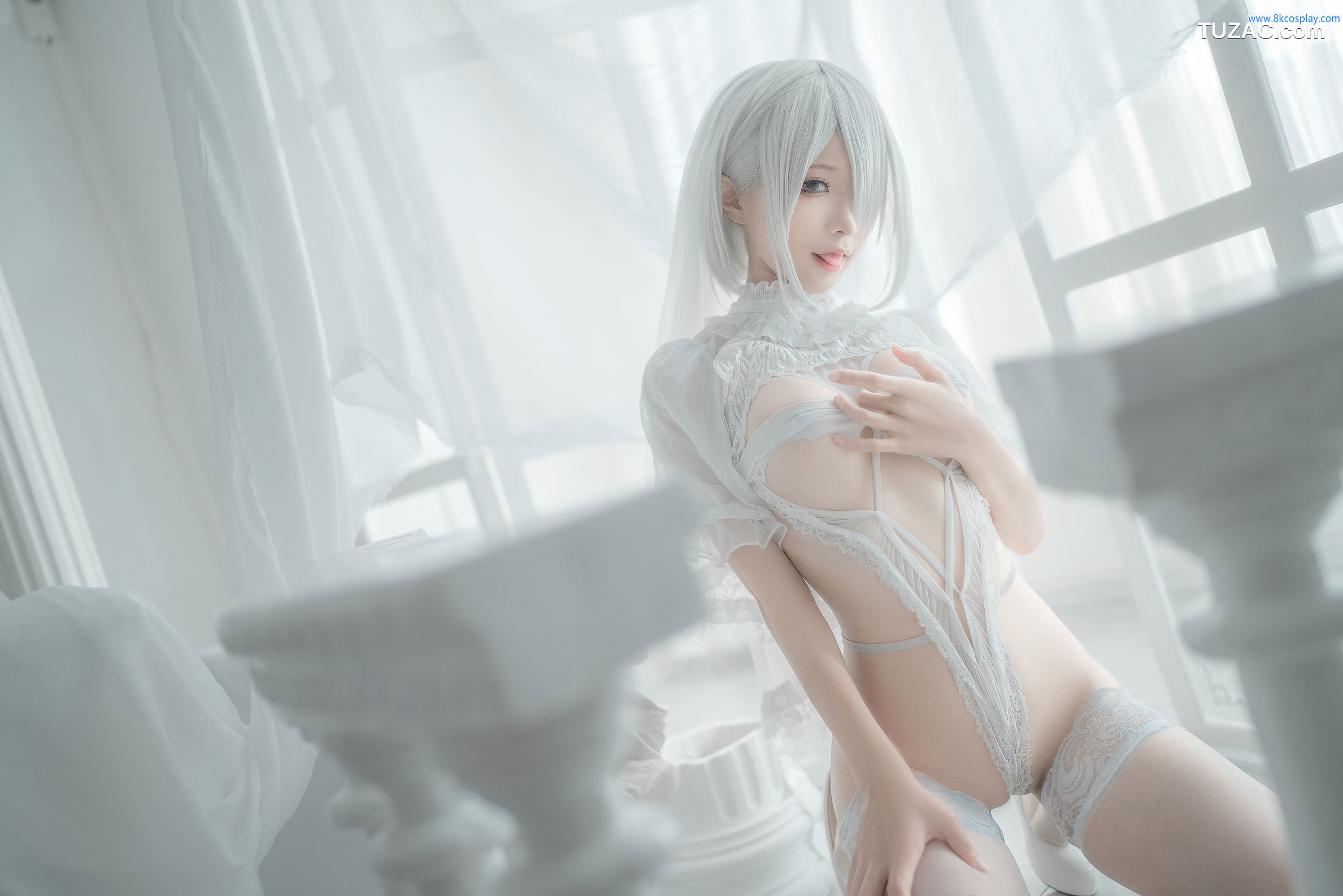 蠢沫沫-137-2B-白婚纱