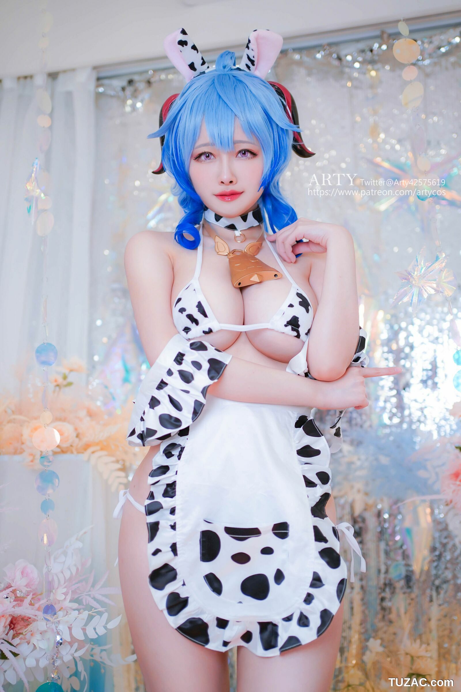 Arty亚缇-Arty-Huang-cosplay-Ganyu-Cow