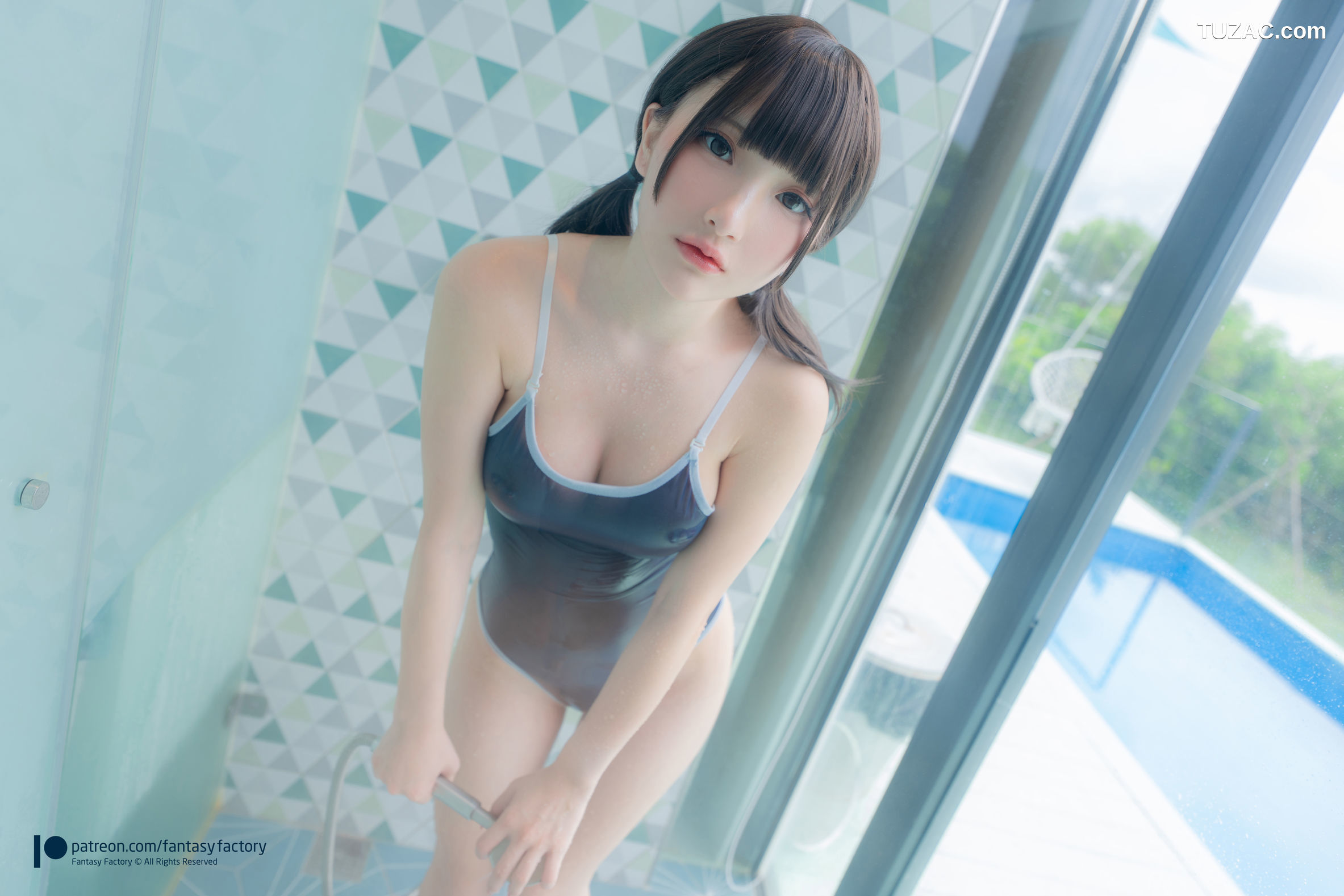 Fantasy-Factory-小丁Ding-透视死库水-Transparent-School-Swimsuit-2022.01