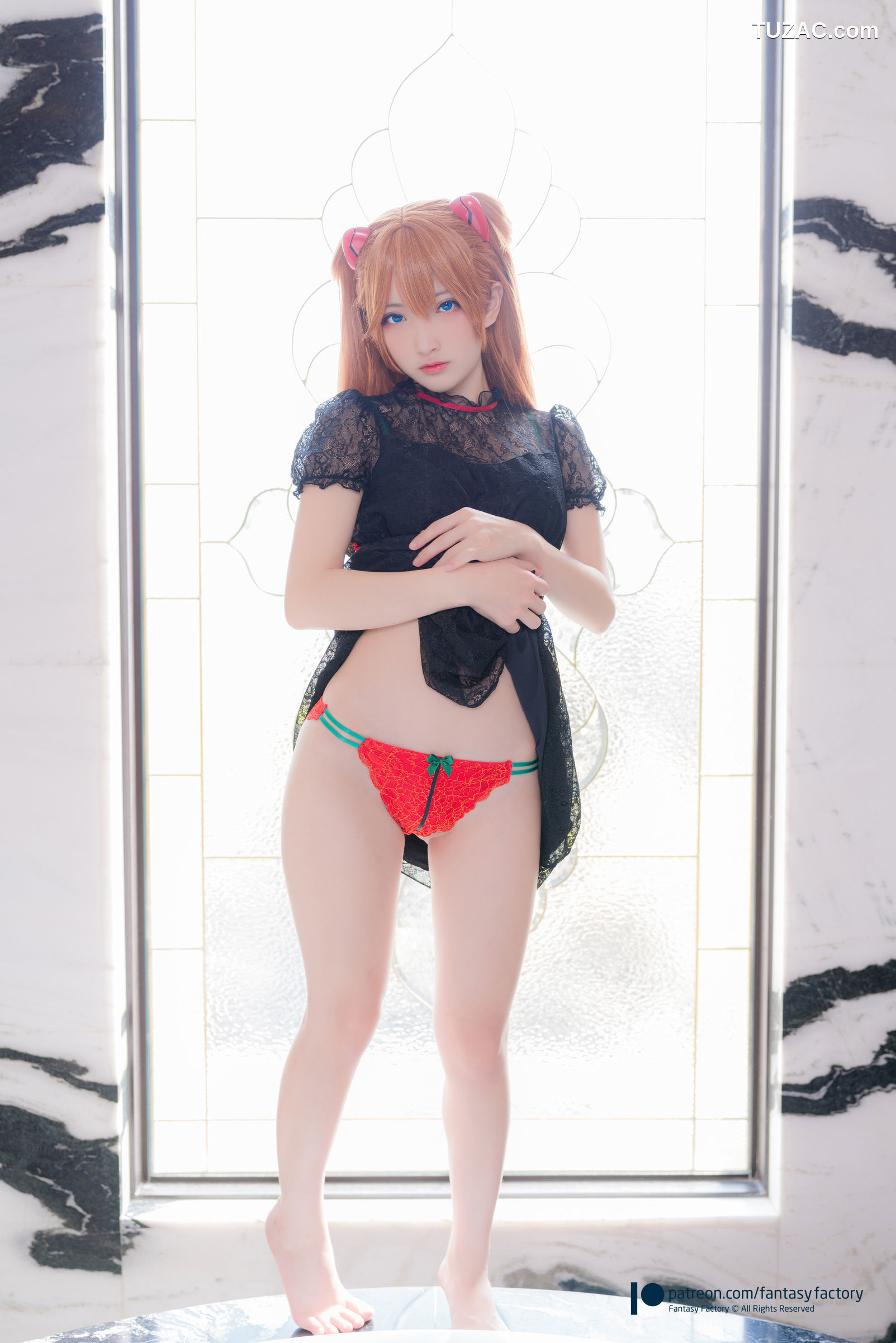 Fantasy-Factory-小丁Ding《Asuka-PJ-underwear》-明日香睡衣内衣-2020.09