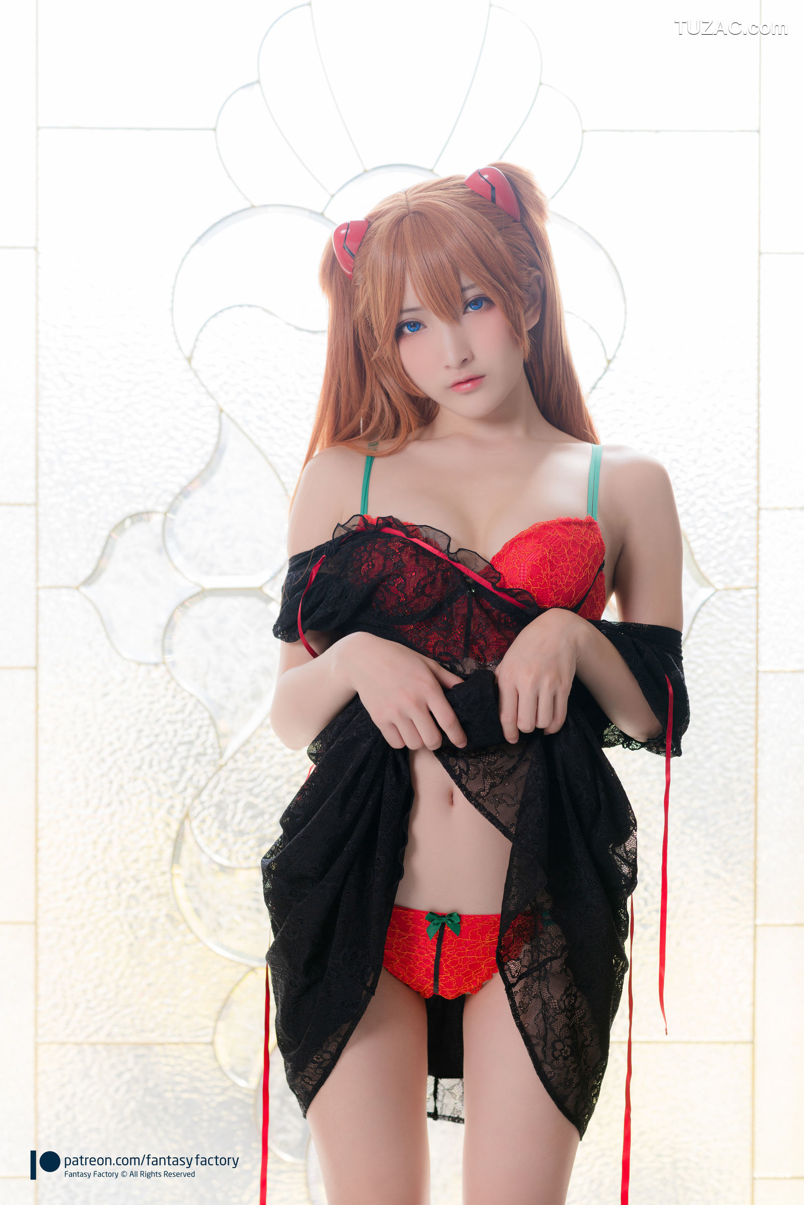 Fantasy-Factory-小丁Ding《Asuka-PJ-underwear》-明日香睡衣内衣-2020.09