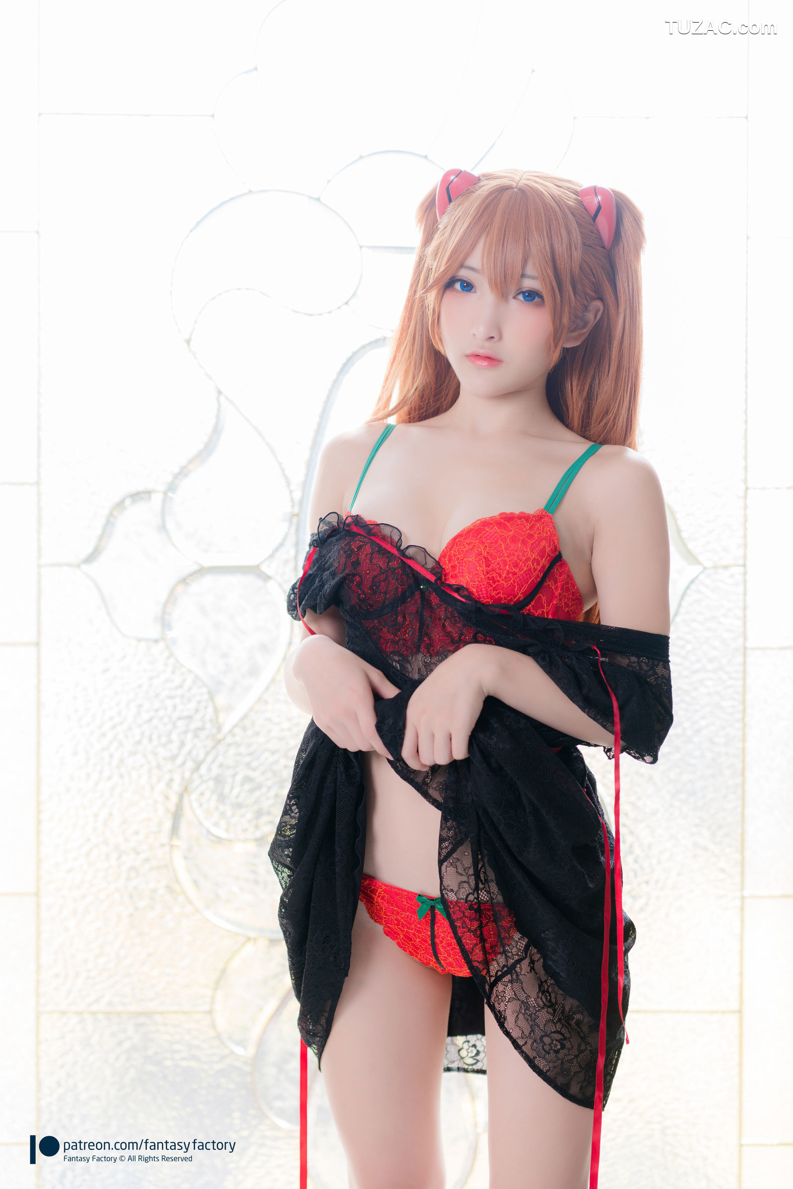 Fantasy-Factory-小丁Ding《Asuka-PJ-underwear》-明日香睡衣内衣-2020.09